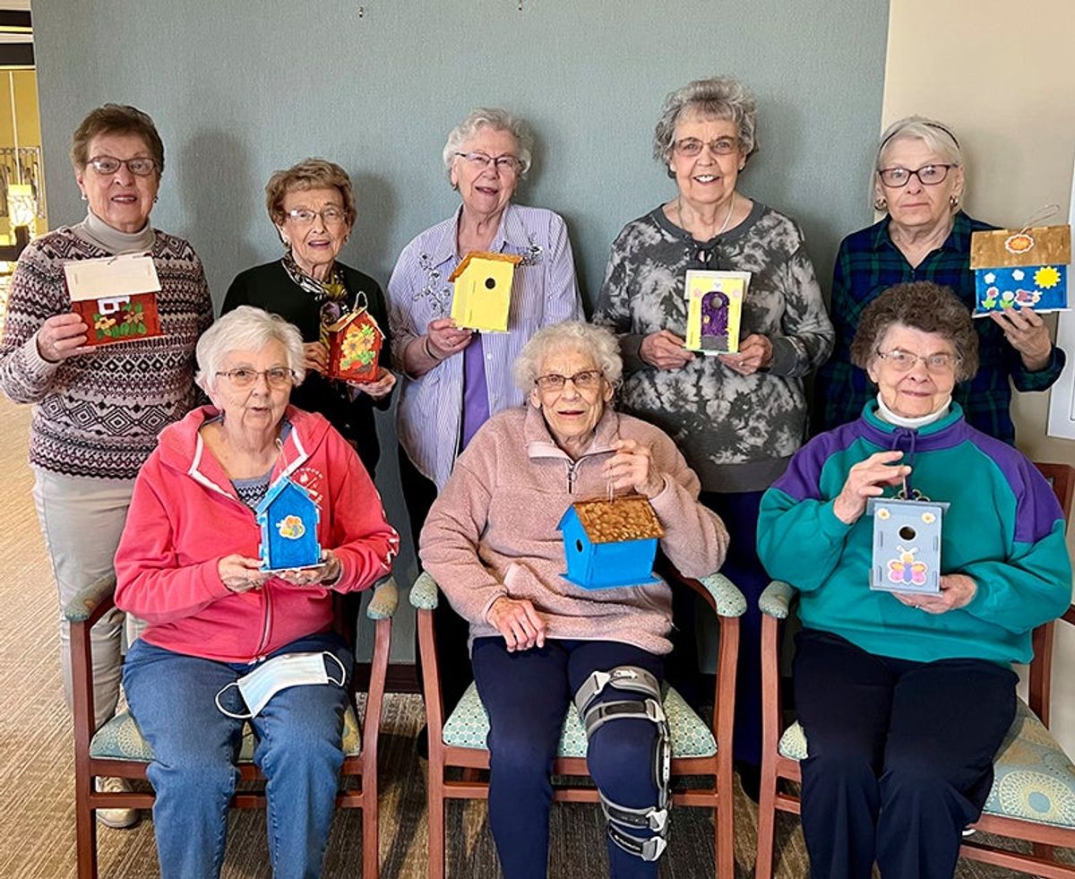 Women create arts and crafts group, in turn build friendship...