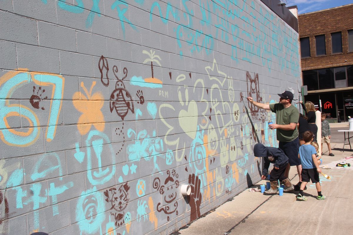 Laying the foundation for Albert Lea's new mural