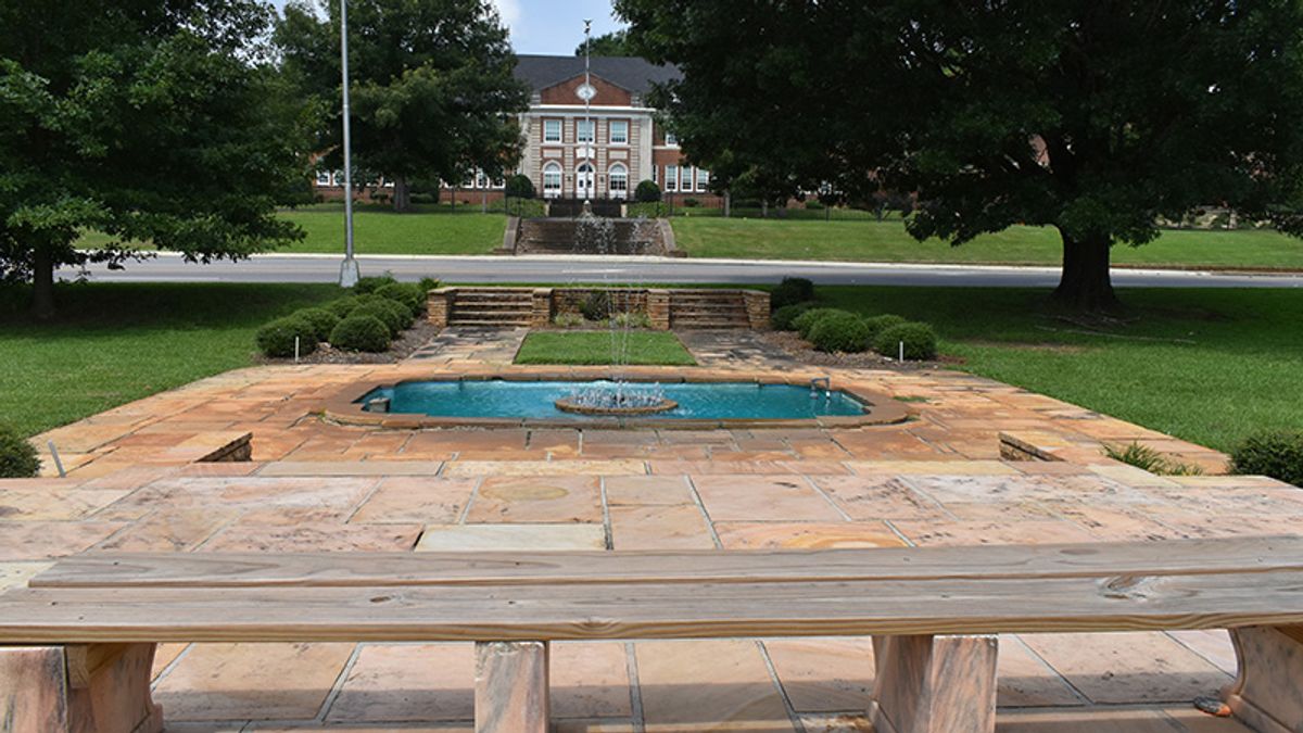 Memorial bench being replaced in Langdale