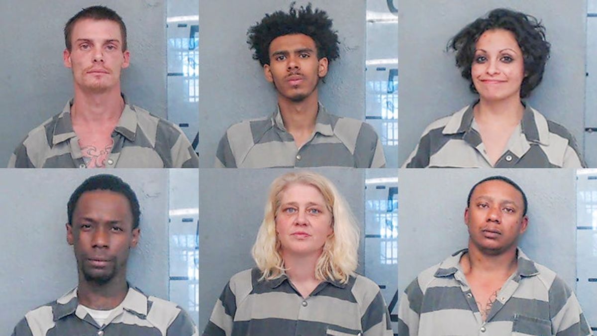 Six people arrested on drug charges during raid