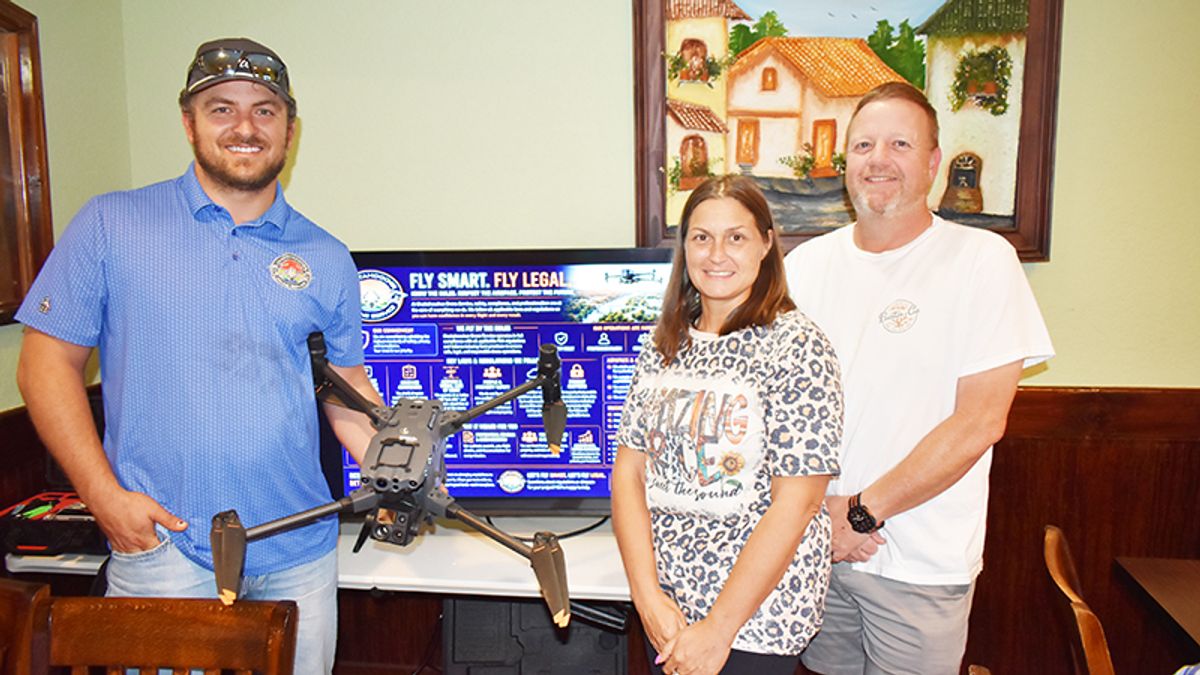 Anthony talks experience as drone pilot