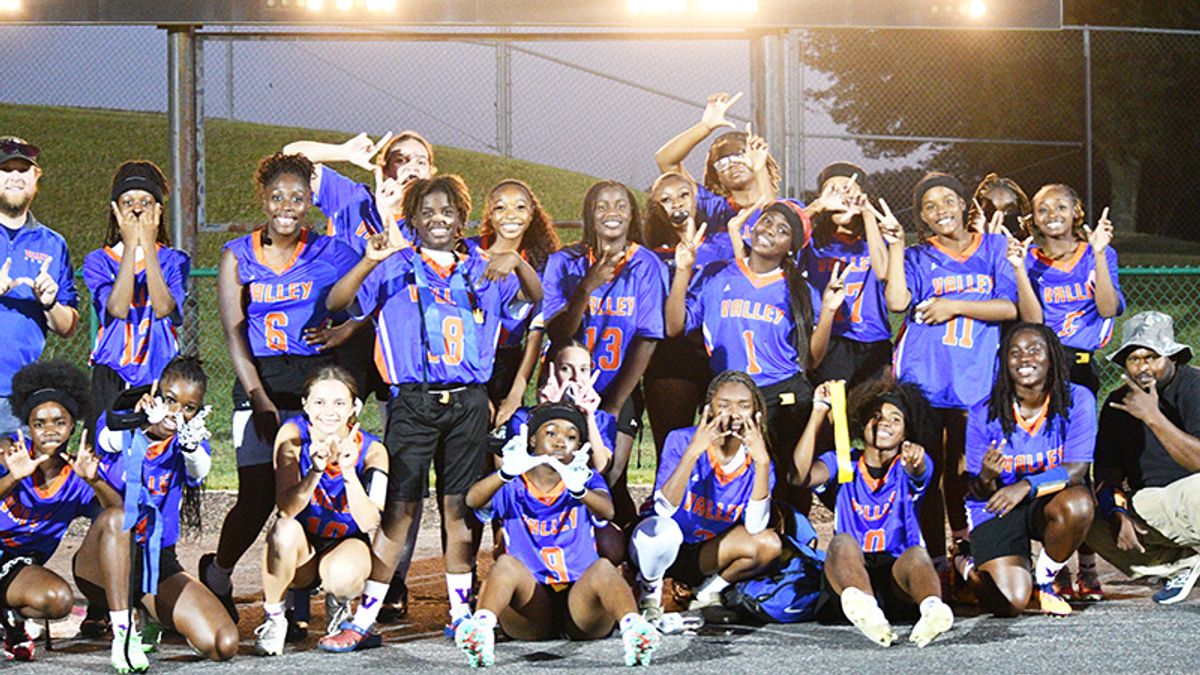Valley flag football wins three straight to take third spot in region