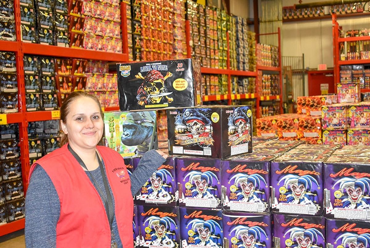 Firework store ready for busy New Year's