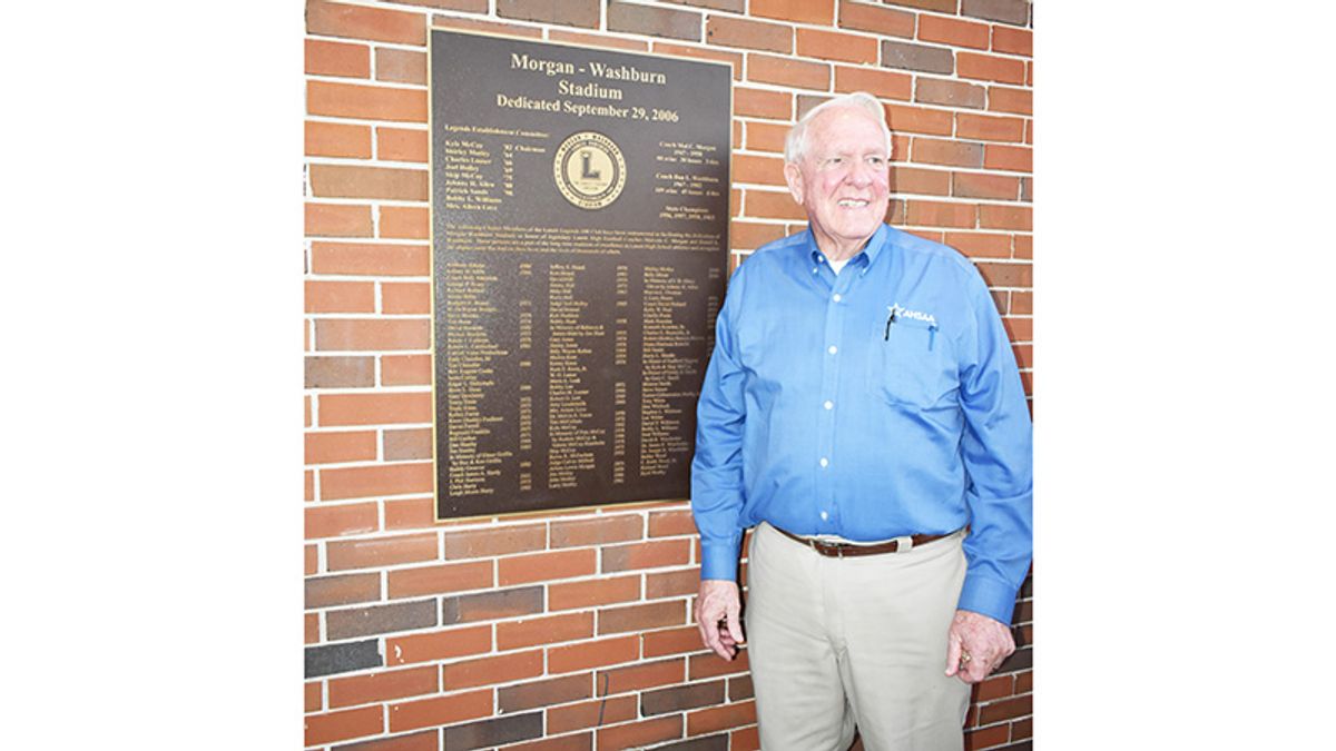 Washburn honored with stadium dedication anniversary marker
