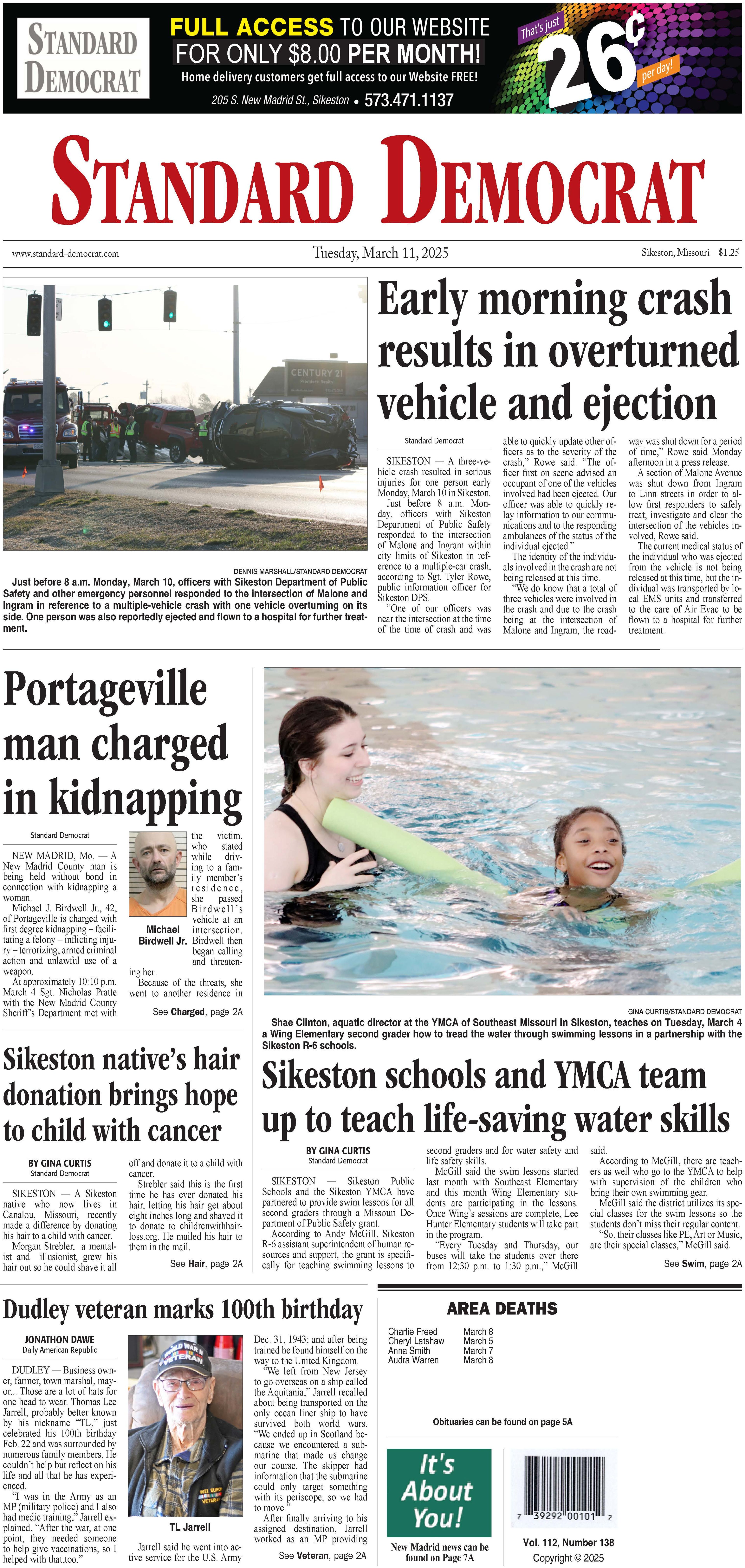 Tuesday, March 11, 2025: E-Edition