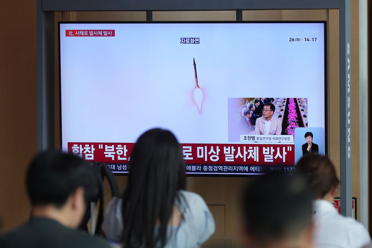North Korea launches ballistic missile and other weapons ove...