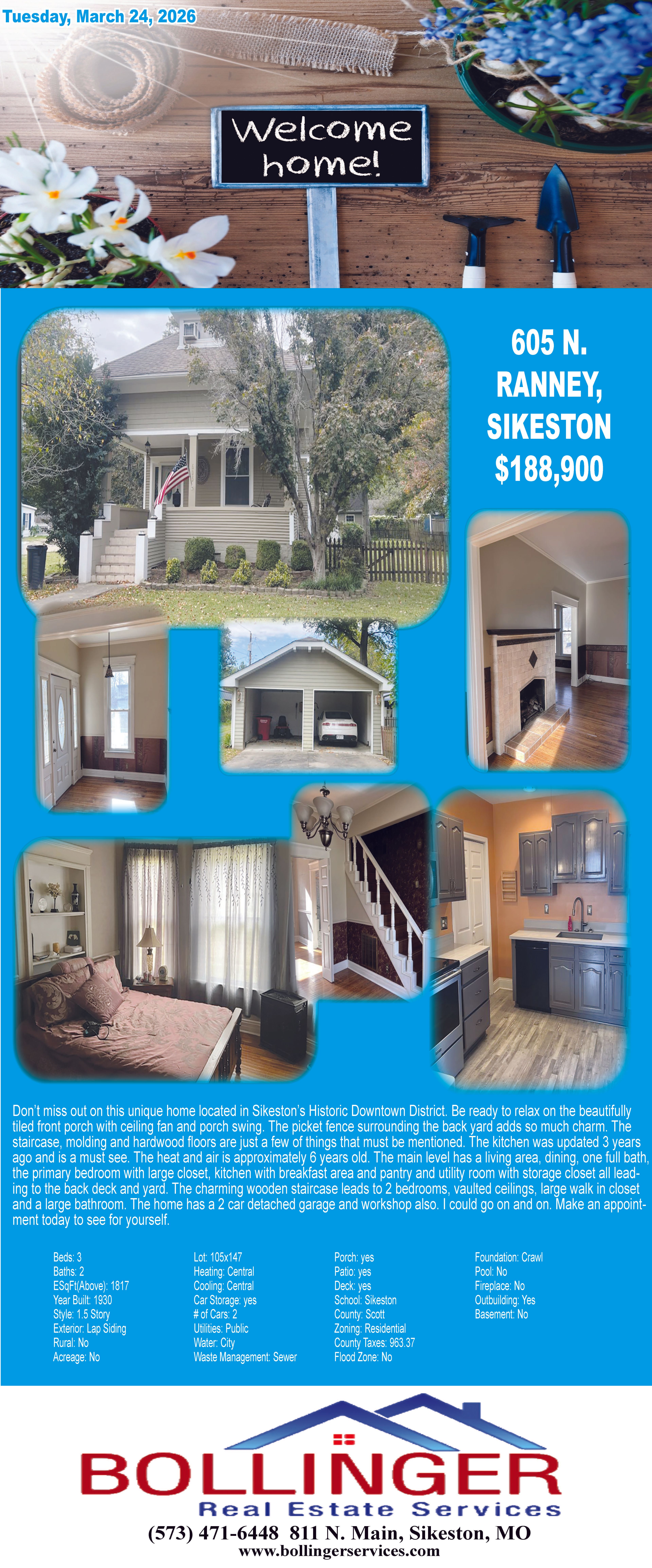 Welcome Home 3/24/26