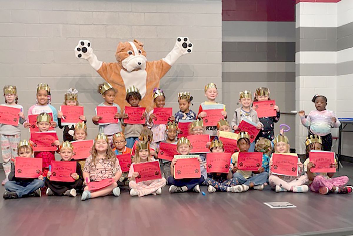 Sikeston kindergarten October pups of the month celebrated