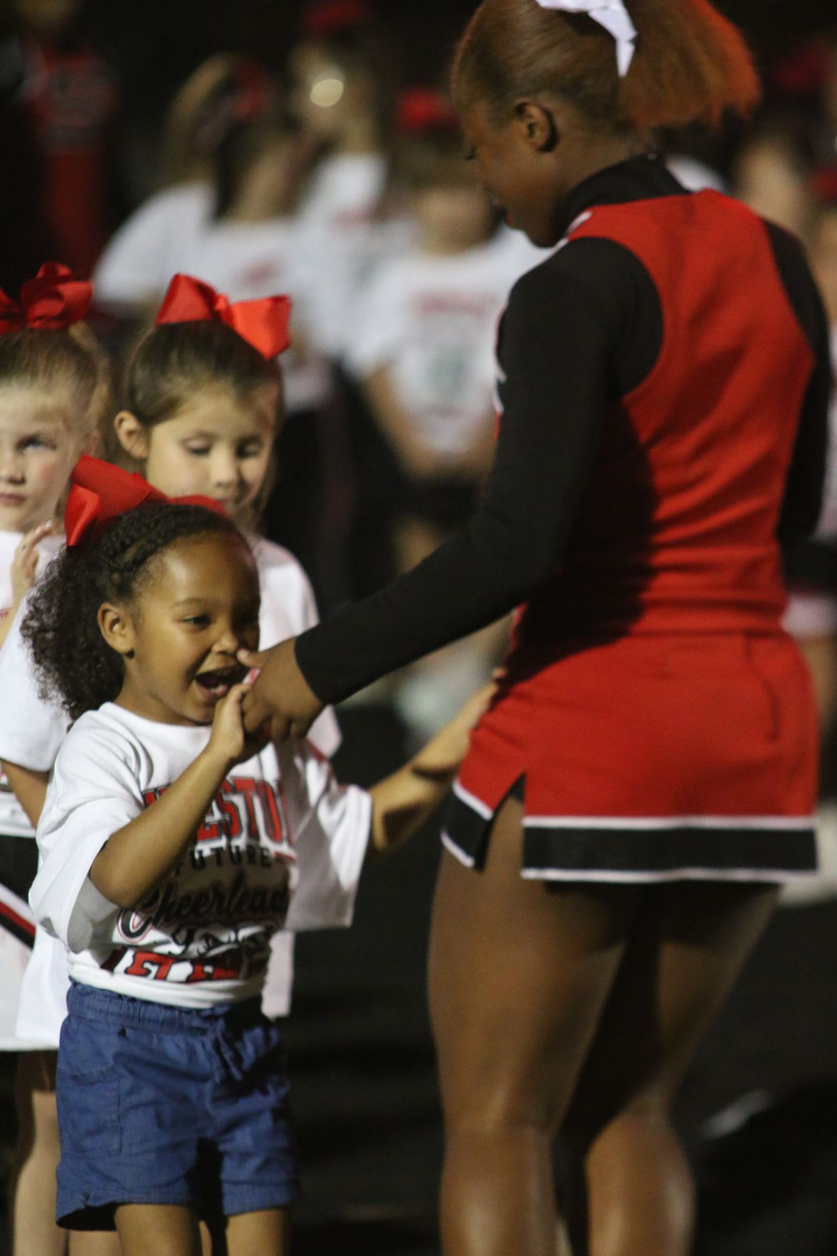 Future Bulldog cheerleaders get an opportunity to learn, shi...