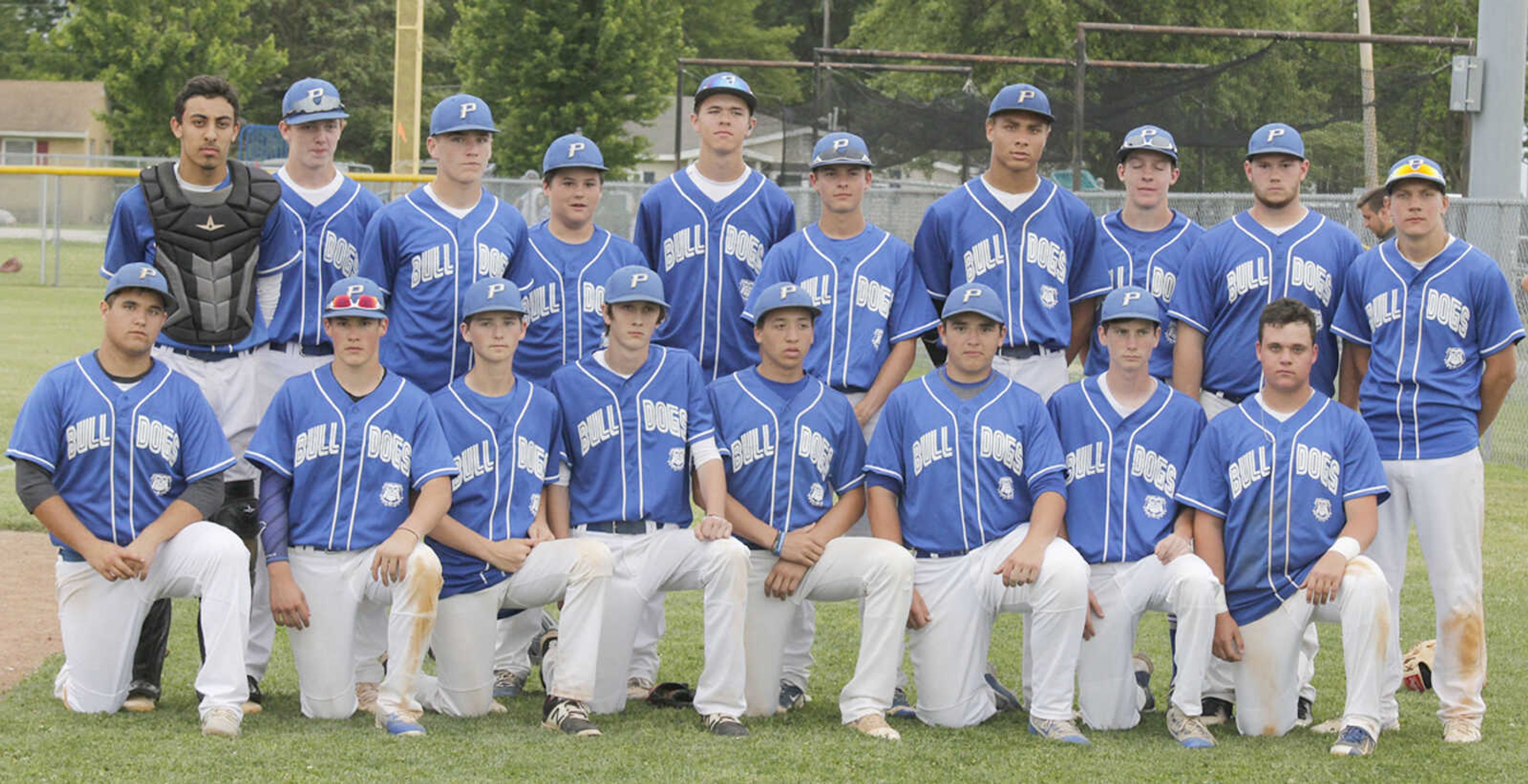 Members of the Portageville Bulldogs baseball team include: Bailey Cook, Luke Darst, Kile Adams, Nick Allred, Jacob Leonard, Alex Riddle, Sam Riggs, Justin Byrd, Mikel Moody, Hunter Gates, Ian Torrey, Bub Lance, Jared Crafton, Jayden Milam, Tre Sipes, Logan Ford, Ryan Priggel and Daniel Carter - Scott Seal, staff