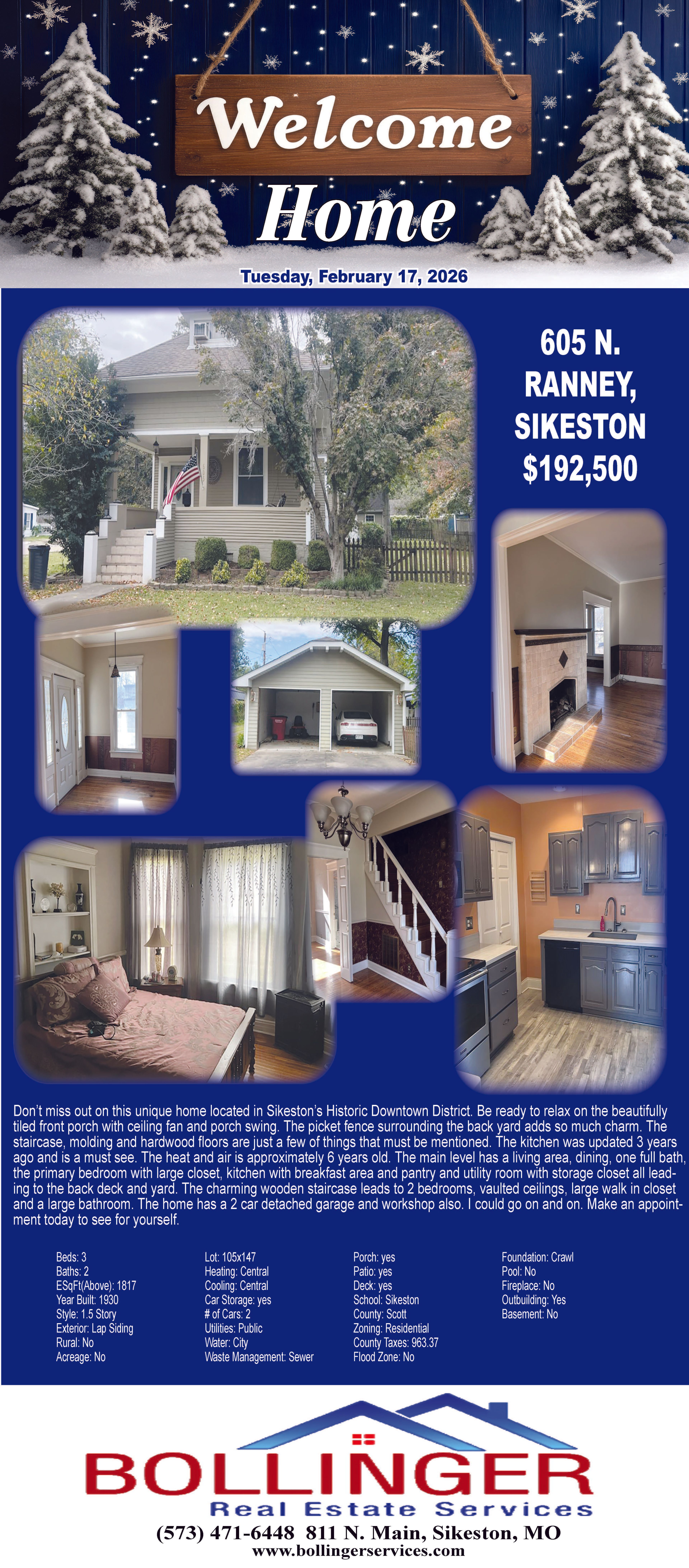 Welcome Home 2/17/26