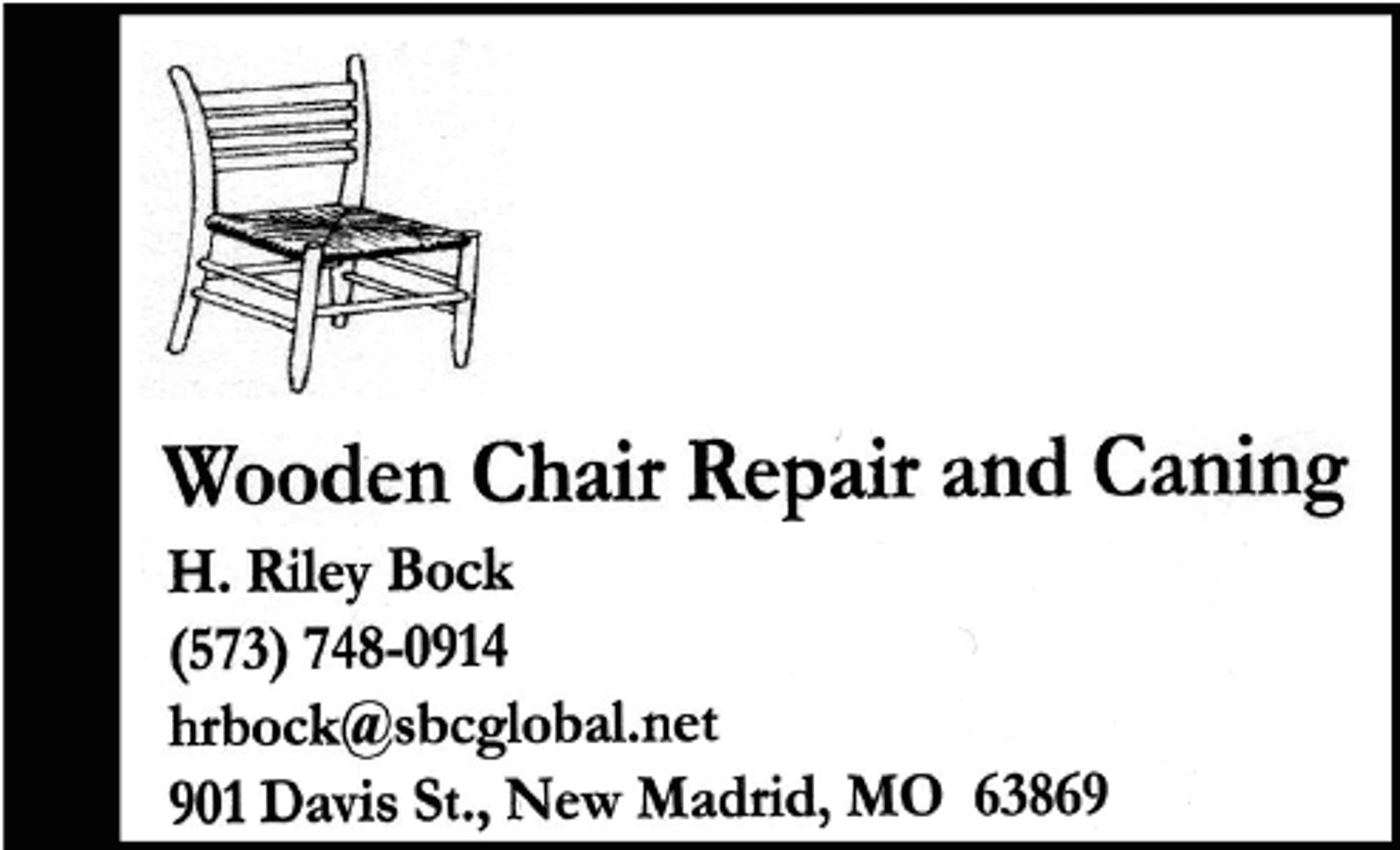 WOODEN CHAIR
