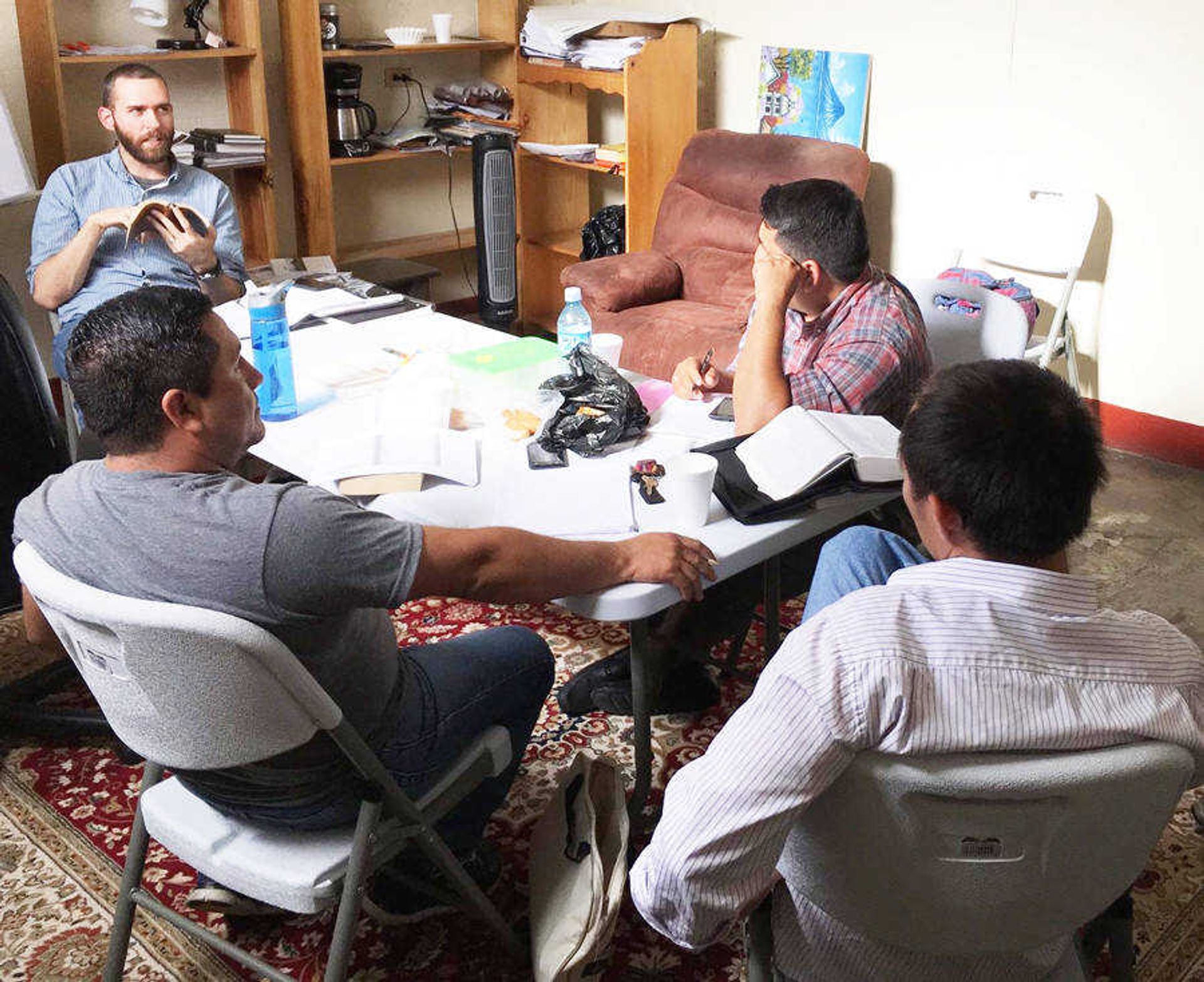 David works with pastors.