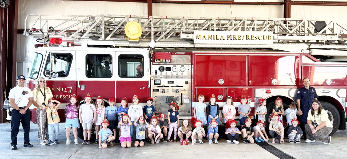 Manila Firemen welcome young students on Fire Safety Day 202...