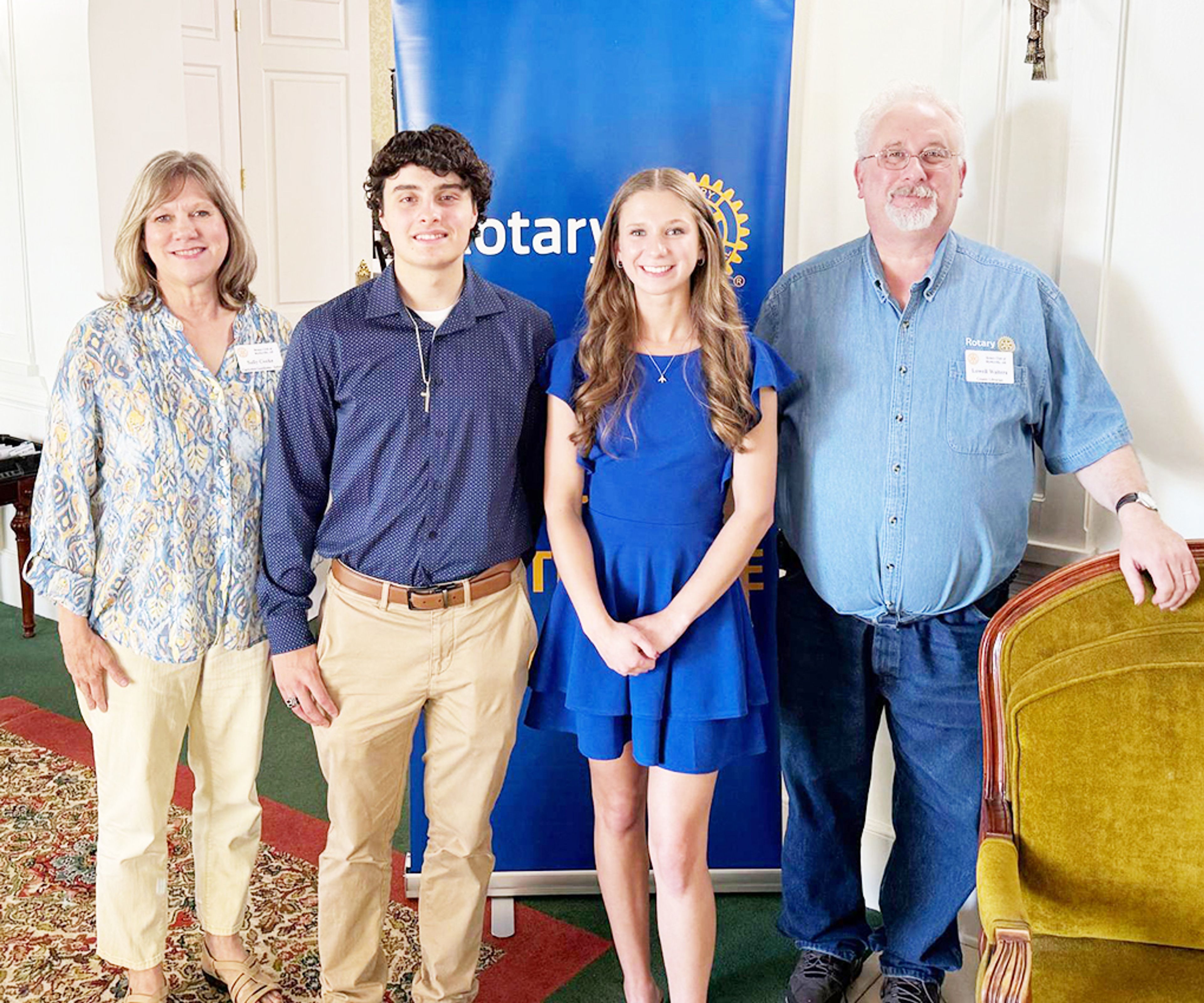Two Gosnell graduates honored as Rotary scholarship recipients for community service essays  