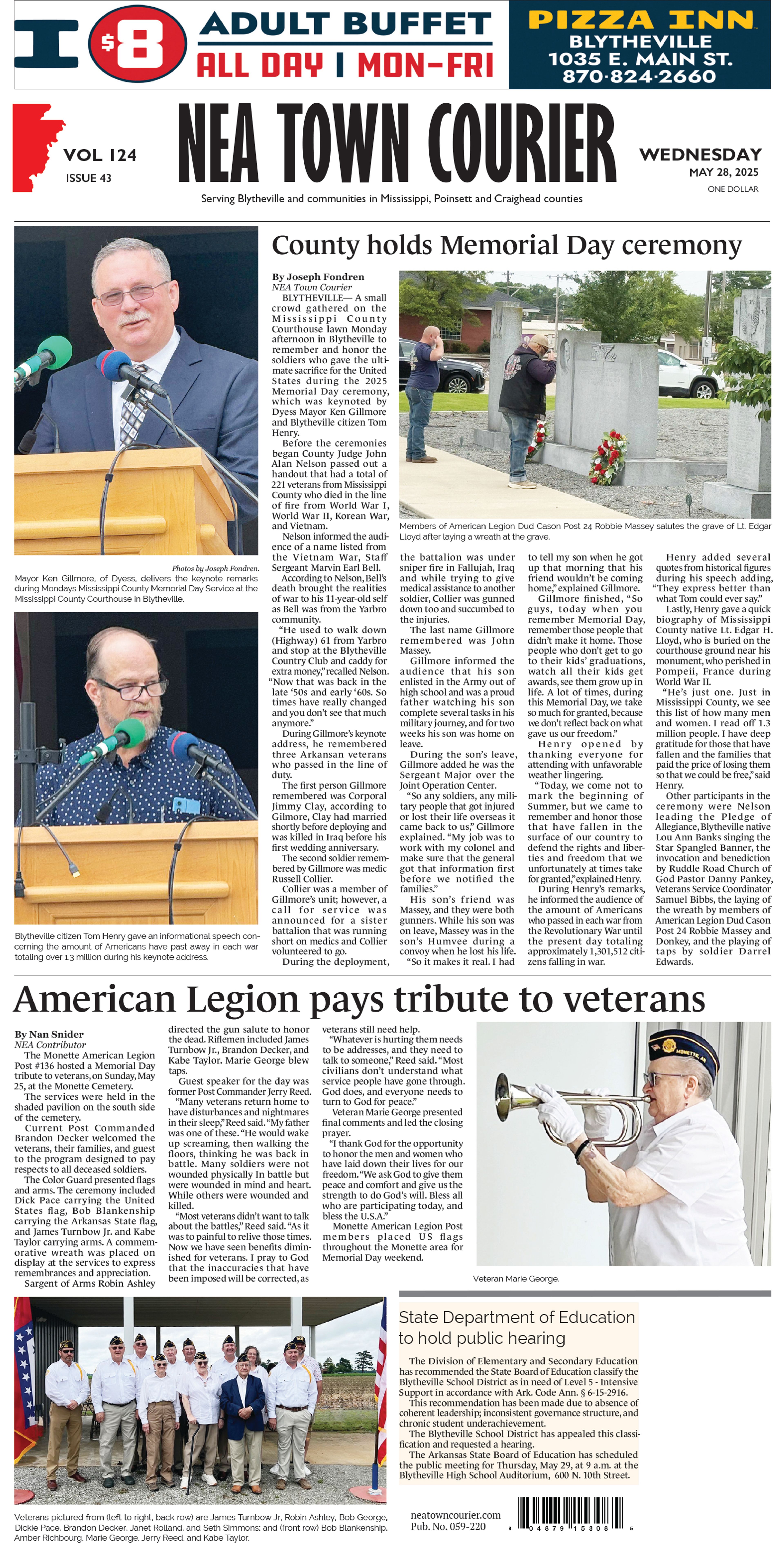 May 28, 2025: E-Edition