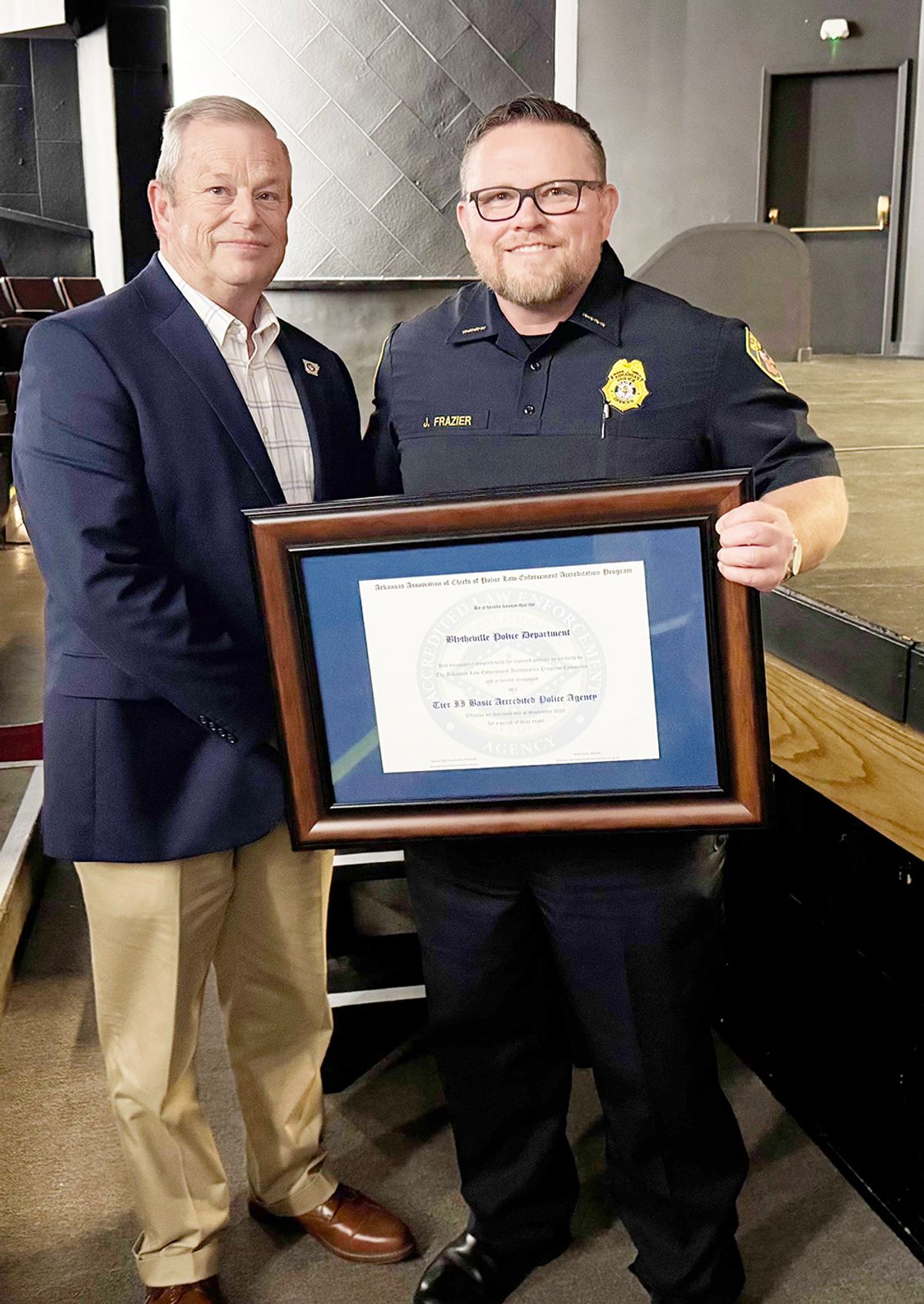 Blytheville police department earns state accreditation reco...