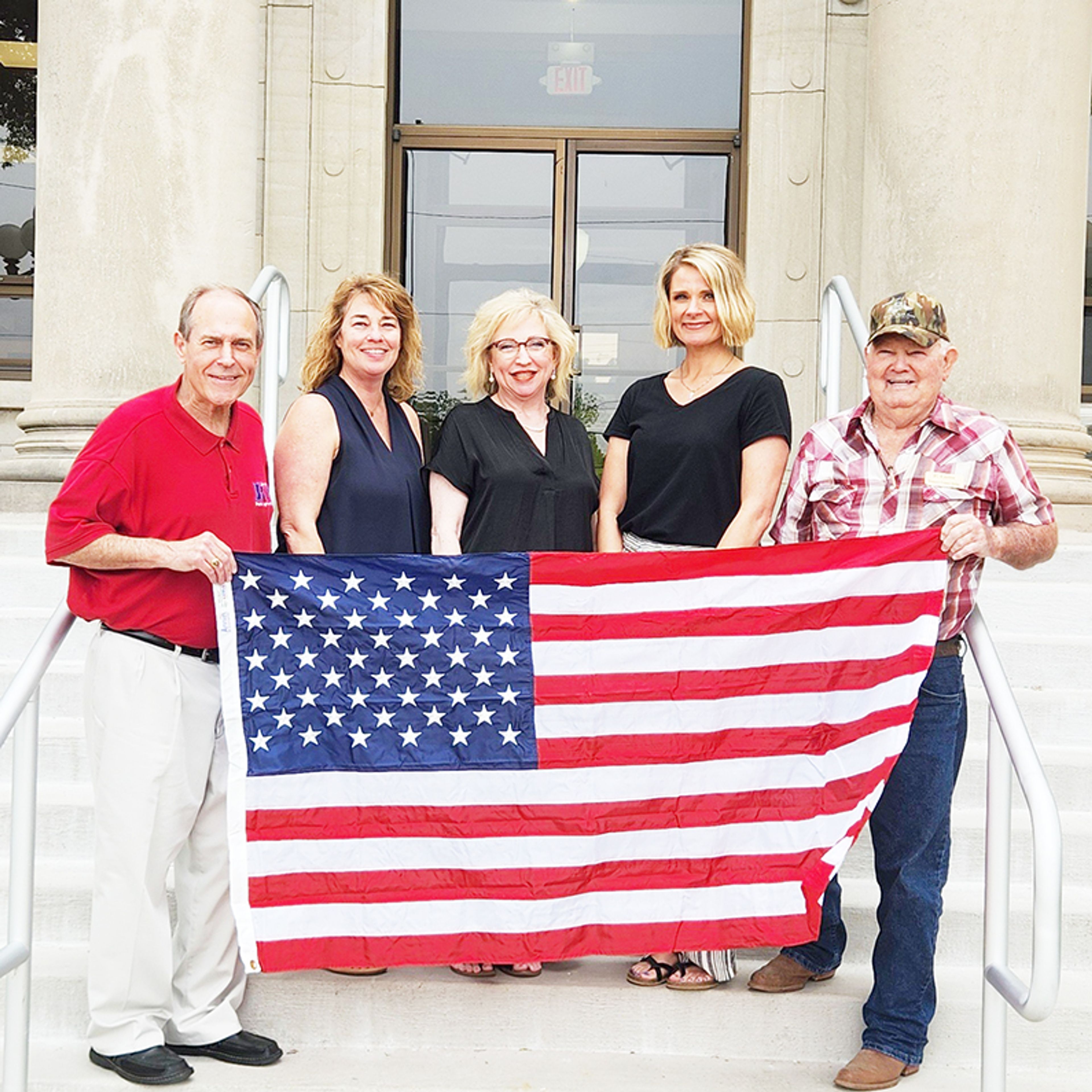 Poinsett County officials receive flags through Arkansas Secretary of State’s program  