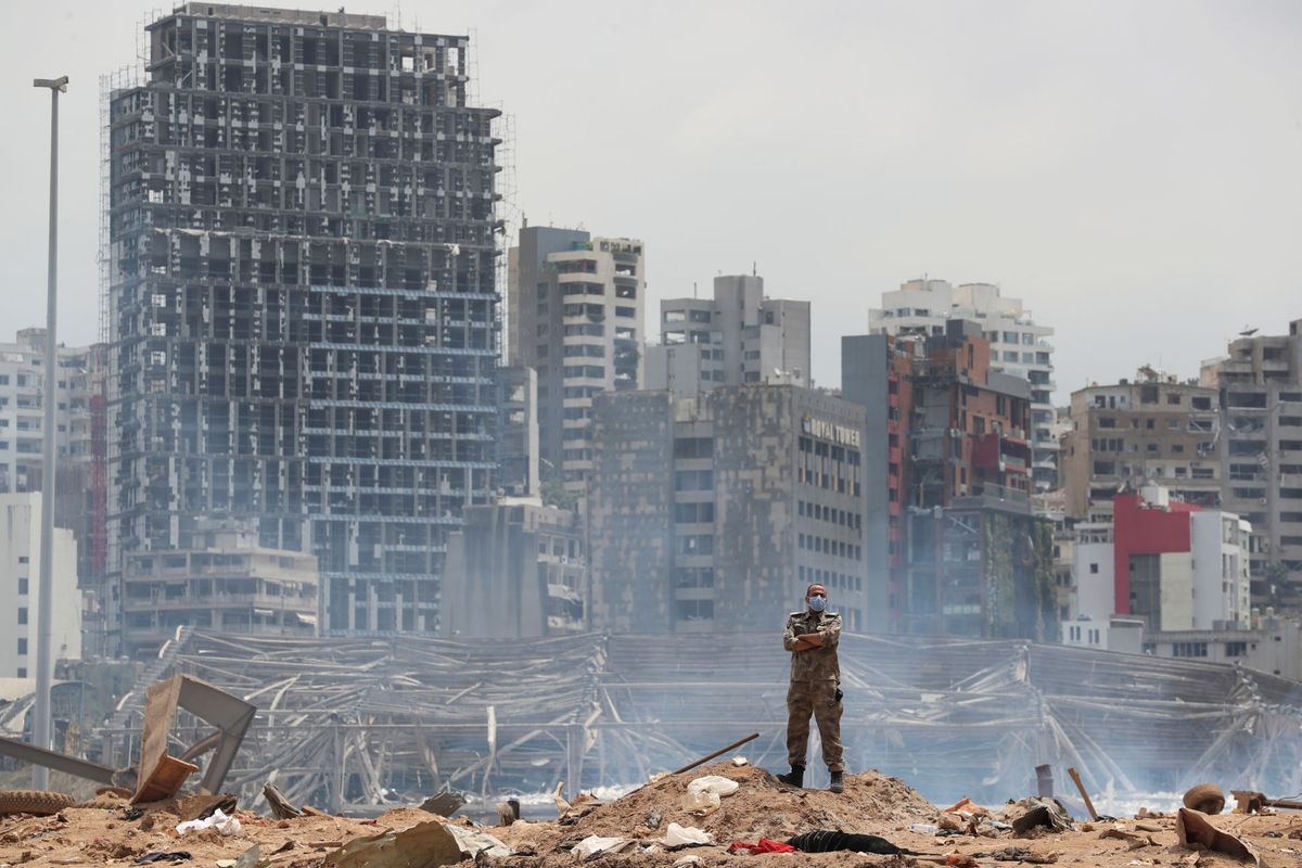 Macron promises angry Beirut crowds aid won't go to "corrupt...