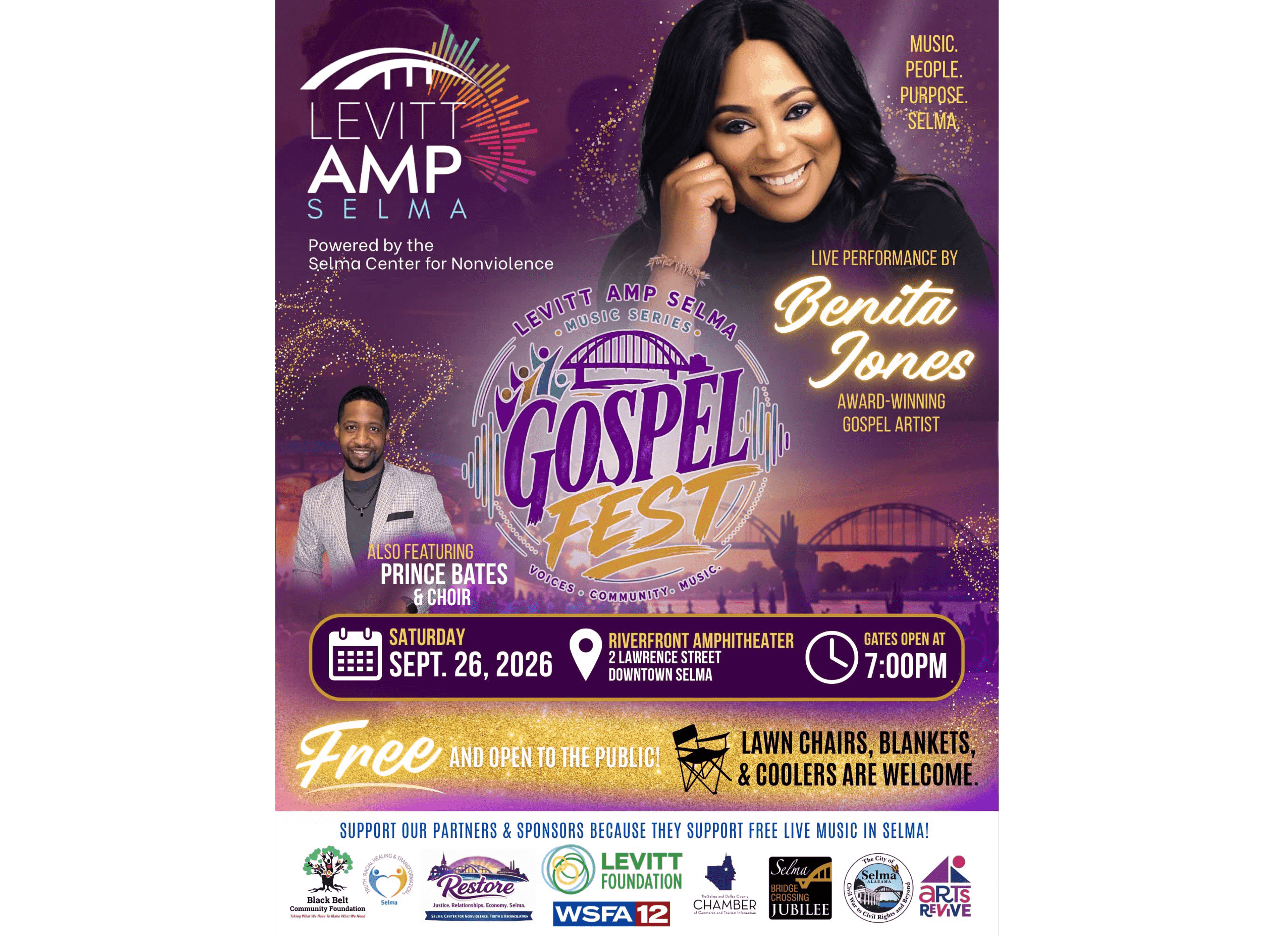 Levitt AMP Selma presents Gospel Fest
