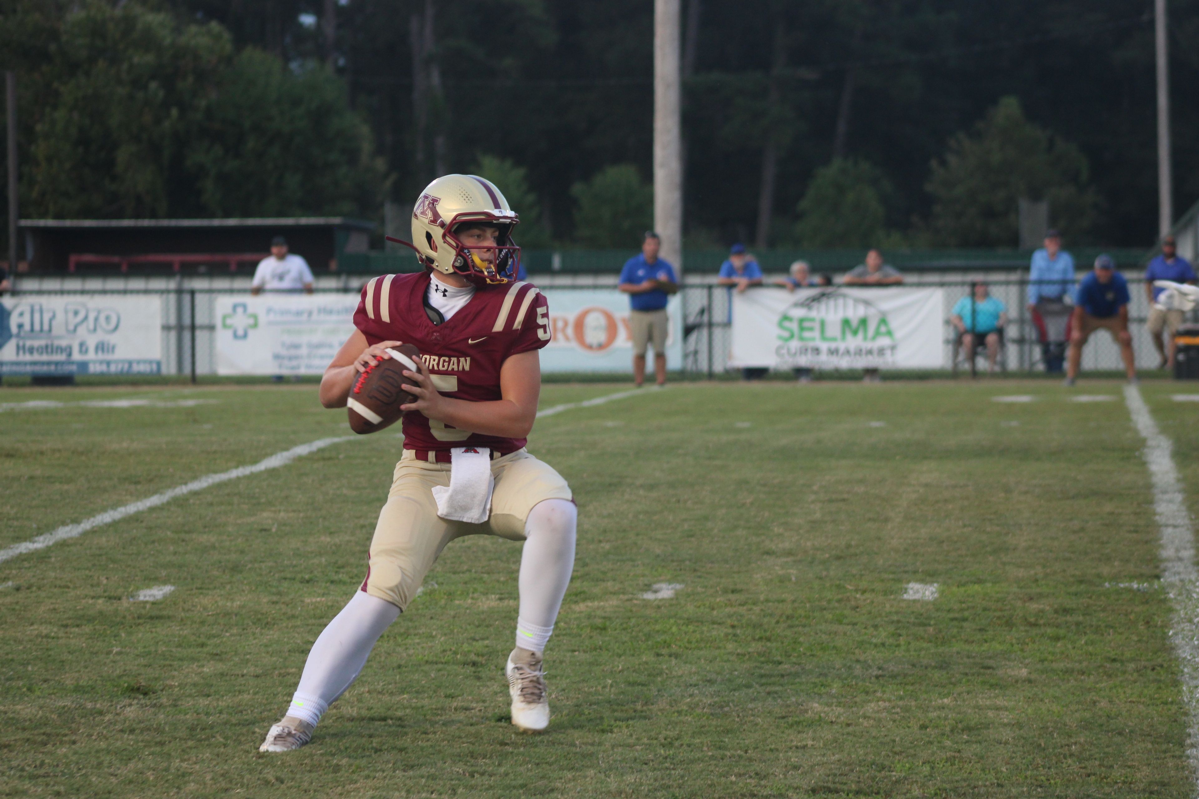 Morgan Academy defeated Crenshaw Christian Academy 46-6 in their season opener.