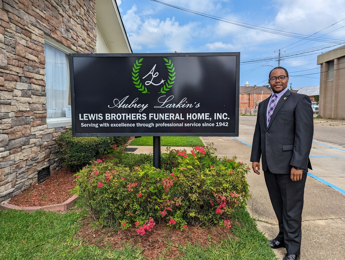 Aubrey Larkin owns funeral home