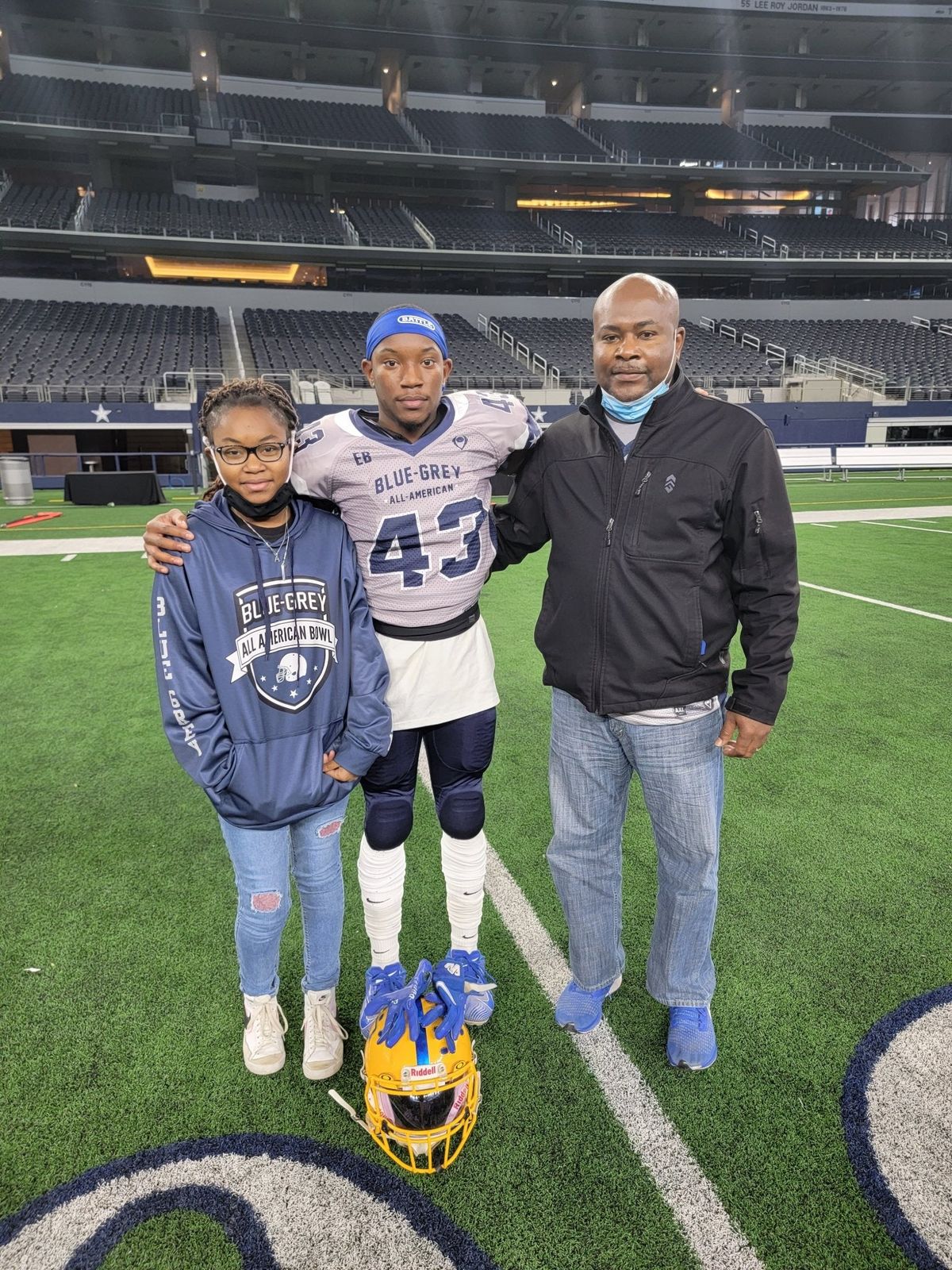 Keith High athlete played in BlueGrey AllStar football gam...