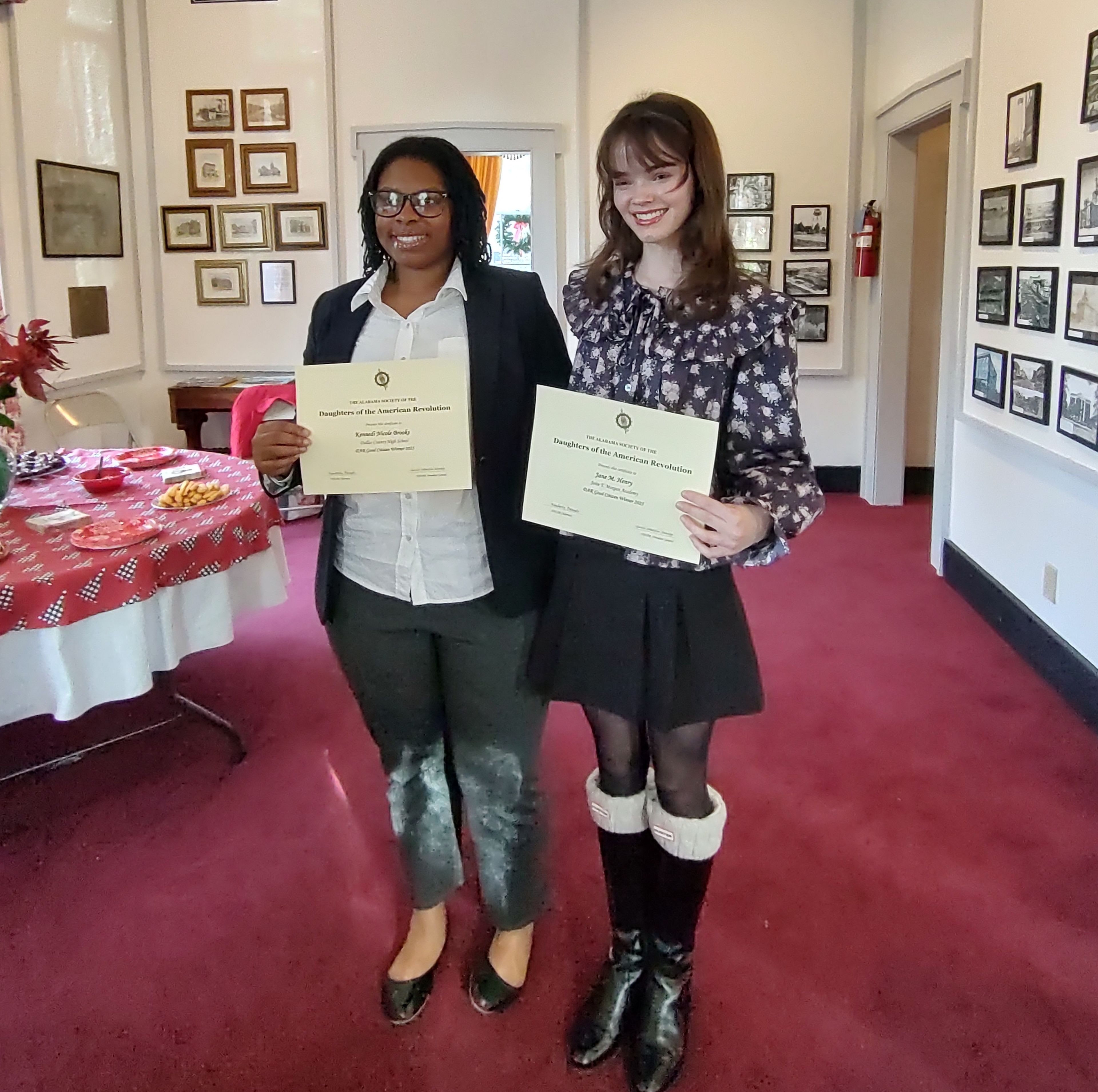 Local students receive Good Citizenship Award