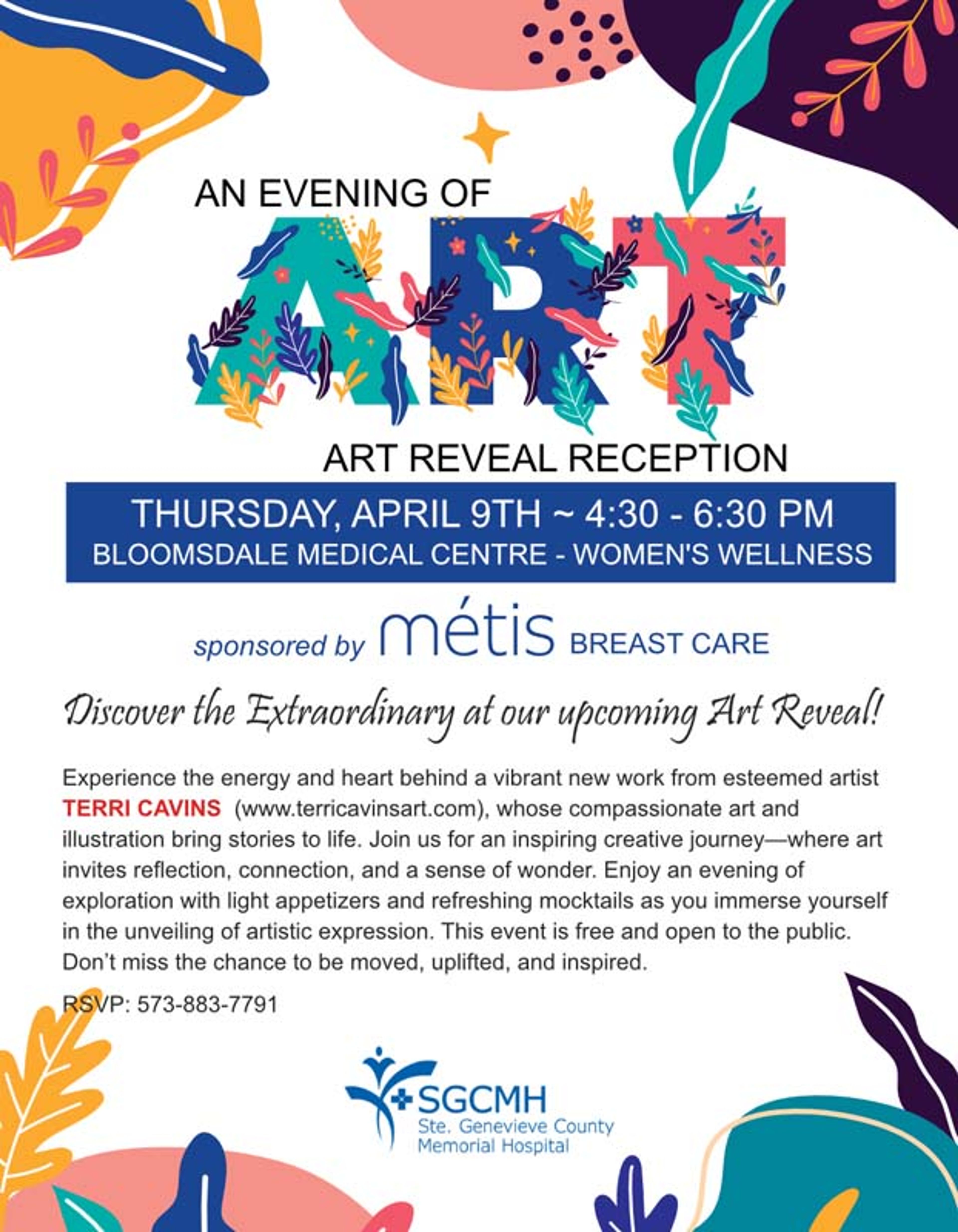 Bloomsdale Medical Centre hosts evening of art