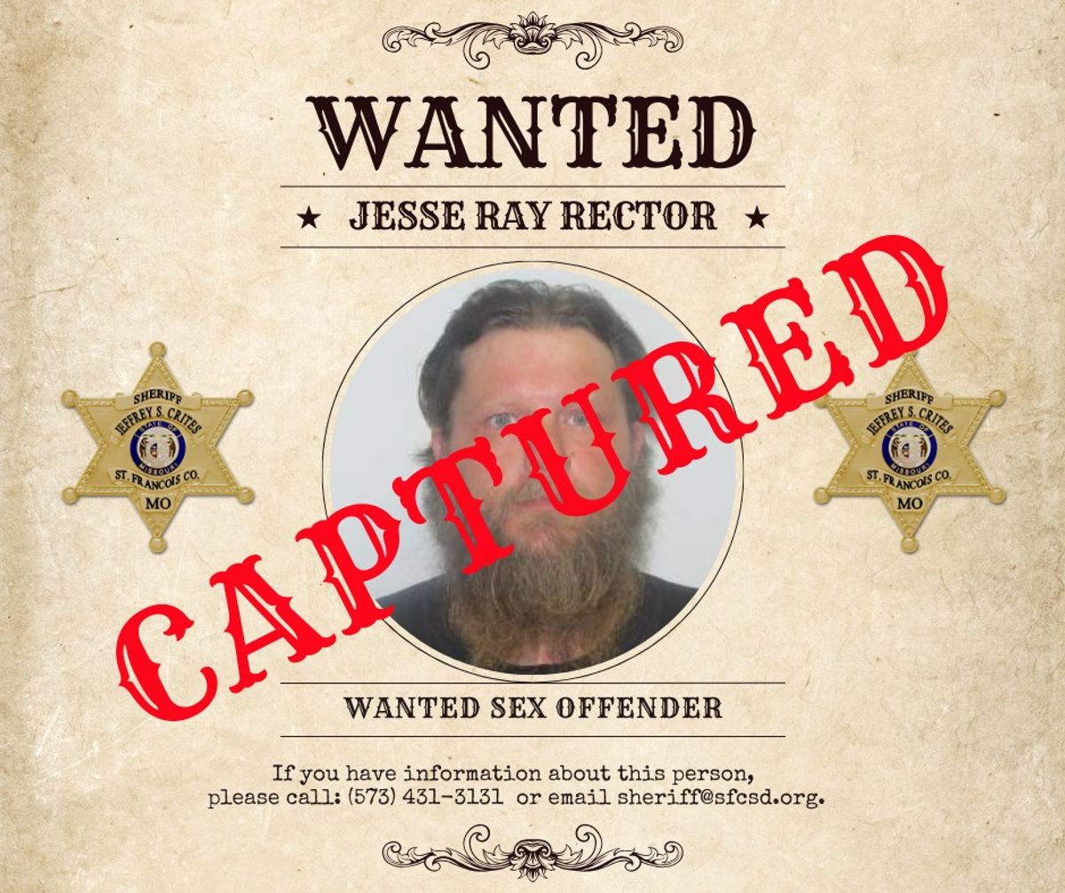 Sex offender fugitive Rector arrested by Ste. Genevieve Coun...