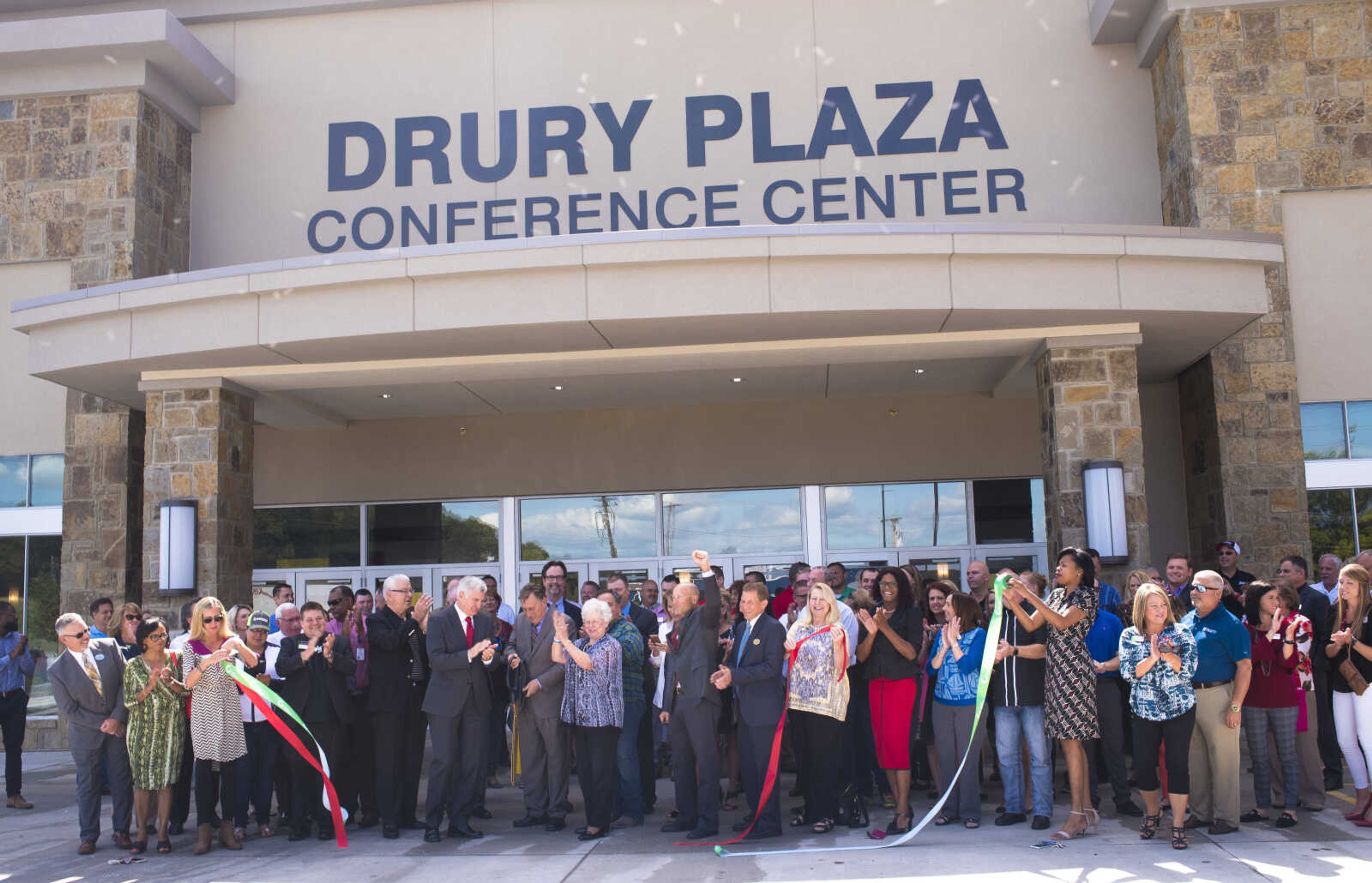 A ribbon cutting at the Drury Plaza Hotel Cape Girardeau Conference Center Thursday, Sept. 7, 2017 in Cape Girardeau.