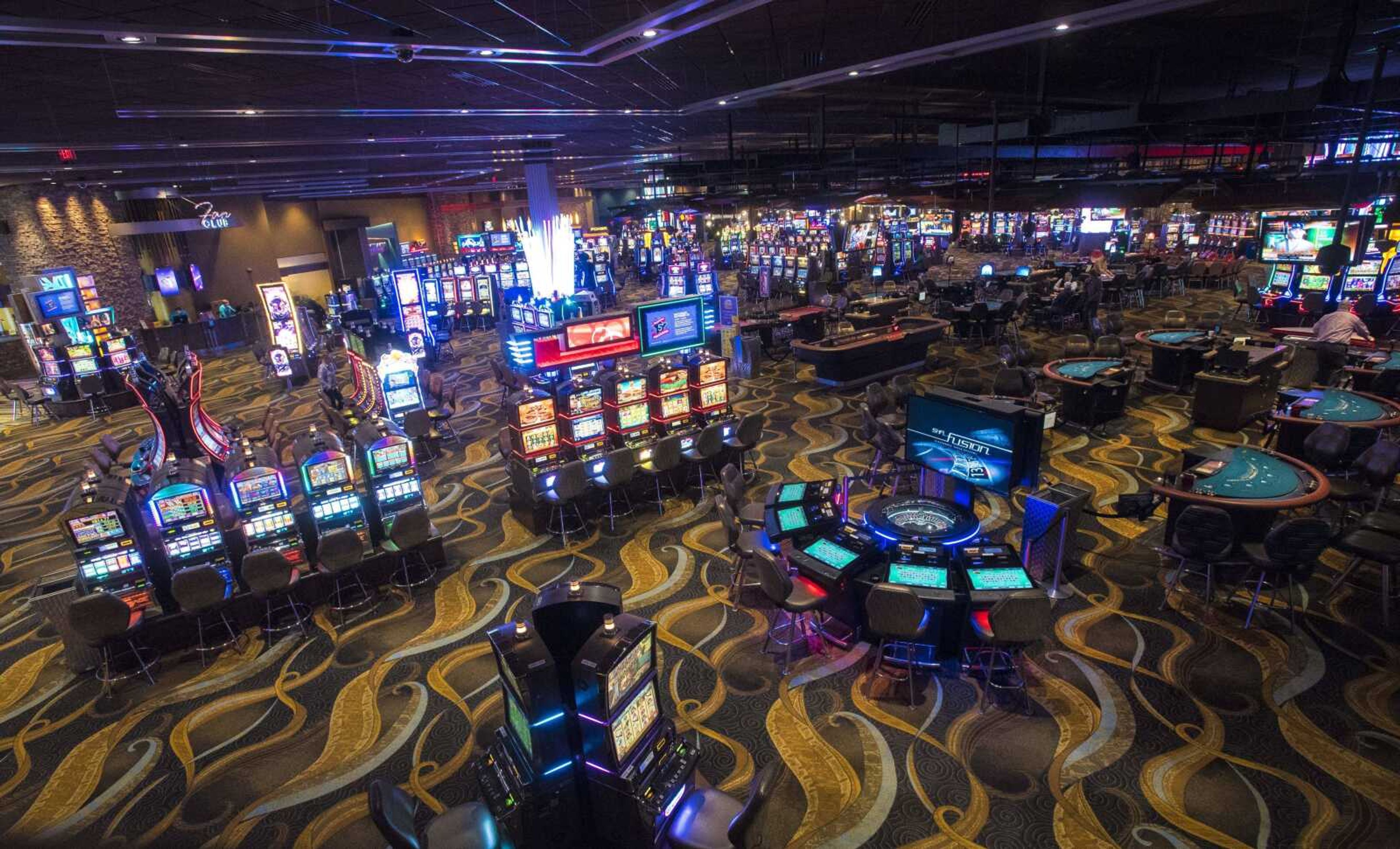 A view Friday of the casino floor of the Isle Casino Cape Girardeau.