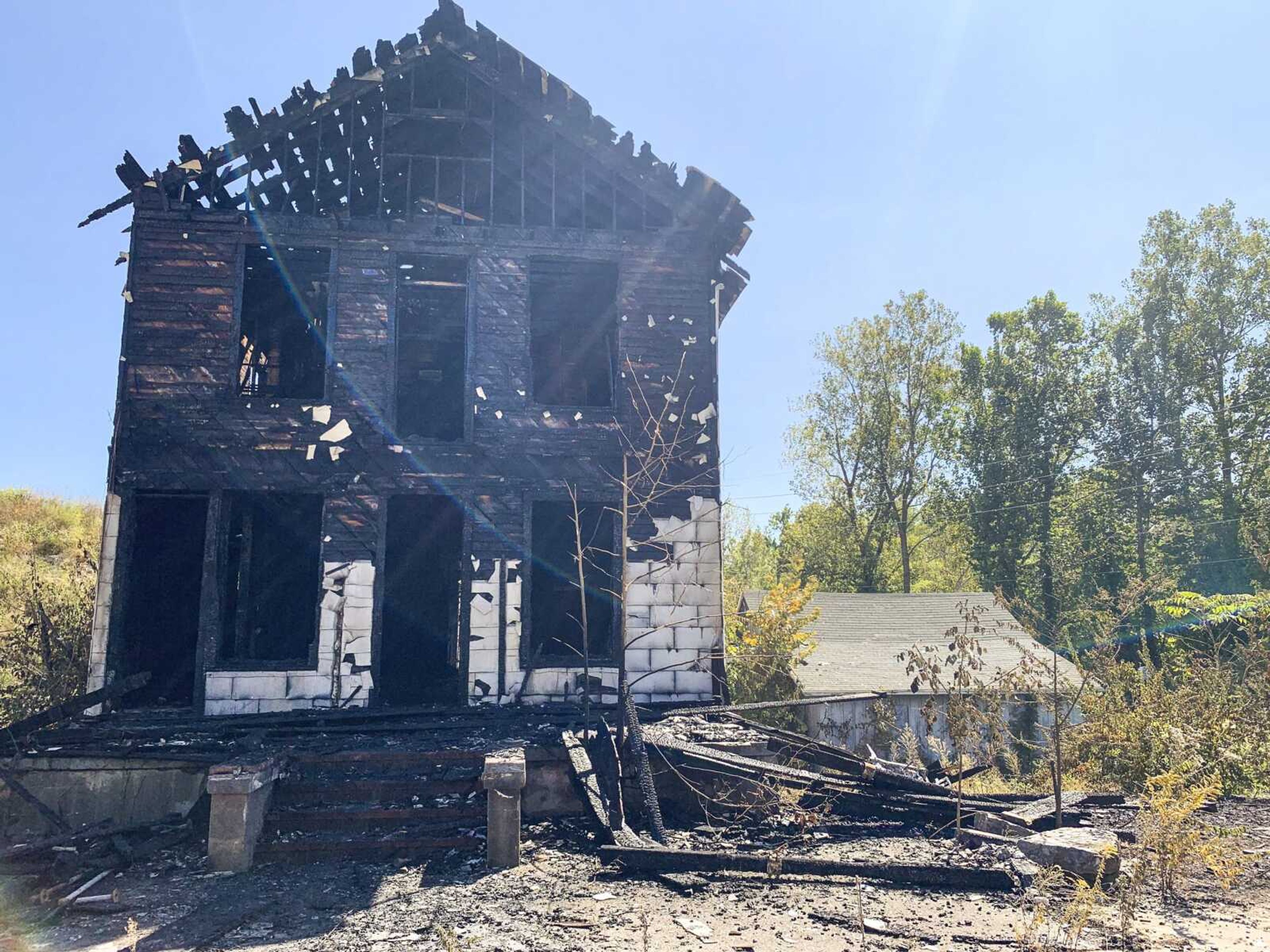 A vacant building at 2424 S. Sprigg St. on Sept. 20, 2020, about 12 hours after members of the Cape Girardeau Fire Department battled a structure fire at the address. Vacant structures increase safety threats to firefighters because of the dilapidated conditions the building are in.