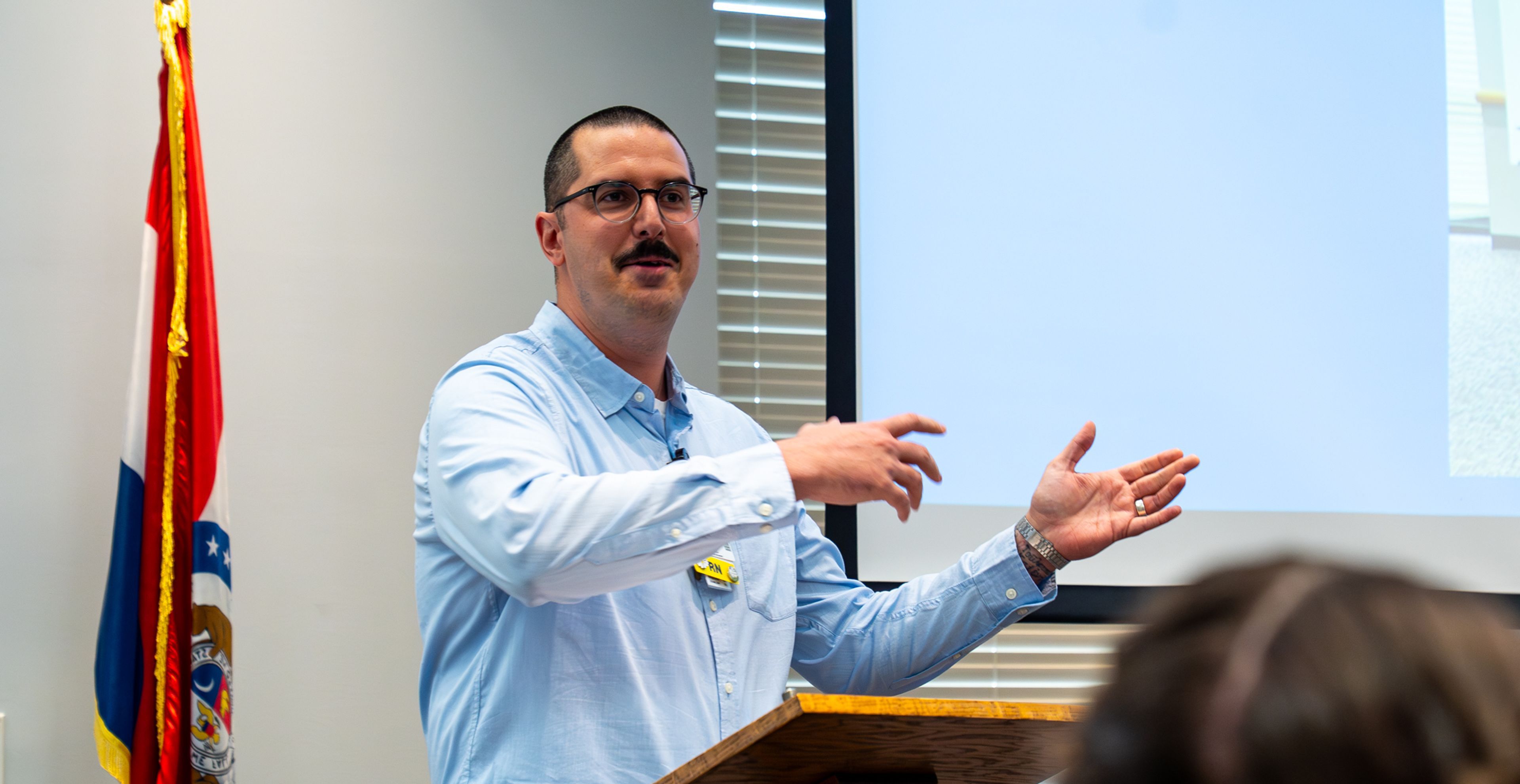 National Nurses Week: Matt Lynn walks nursing path to teaching others at Saint Francis - home hero image