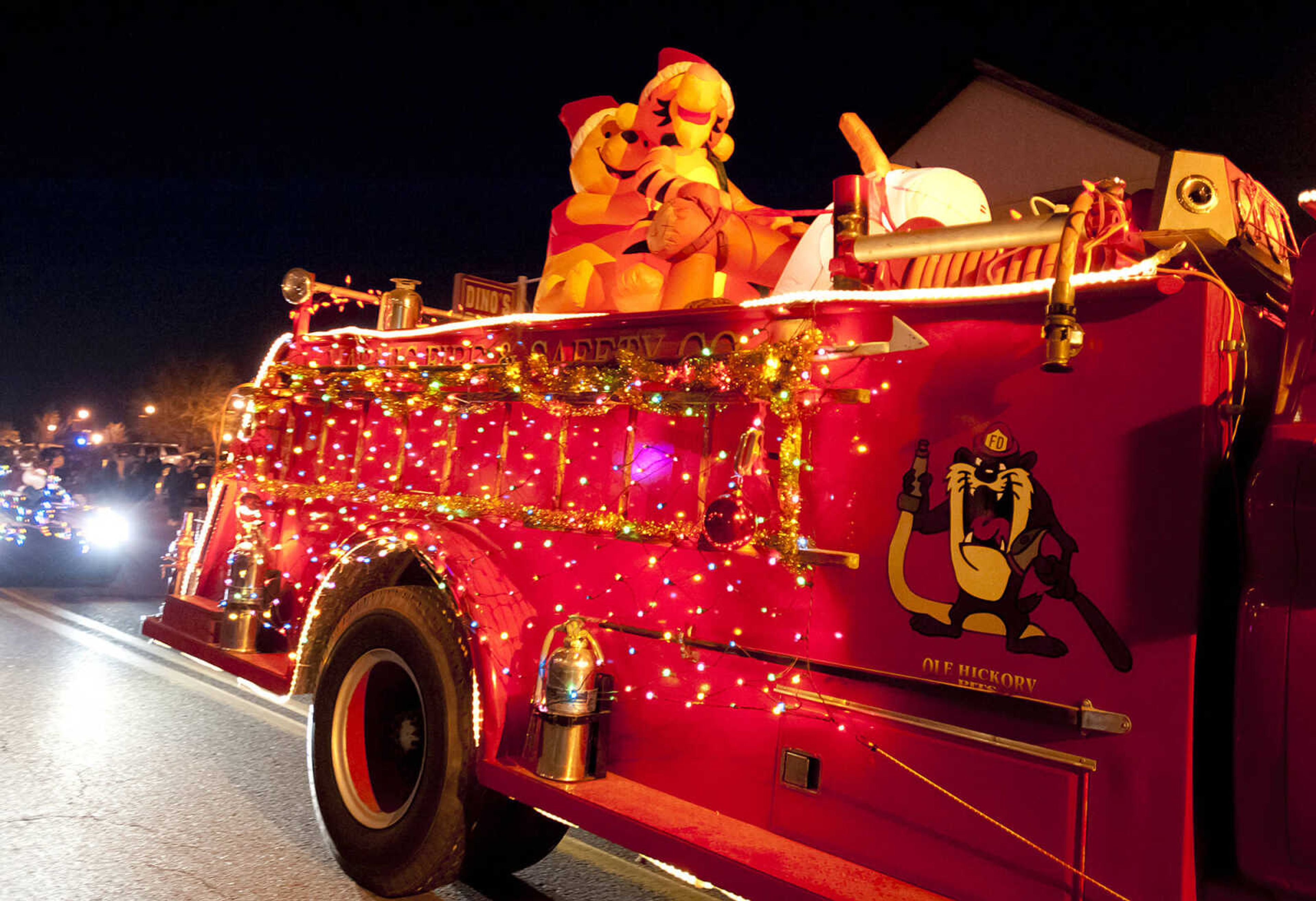 The 22nd Annual Parade of Lights Sunday, Dec. 1, in Cape Girardeau. The parade started at Capaha Park making its way down Broadway and Main Street. The theme for this year's parade was ŇChristmas Fun for Everyone.Ó