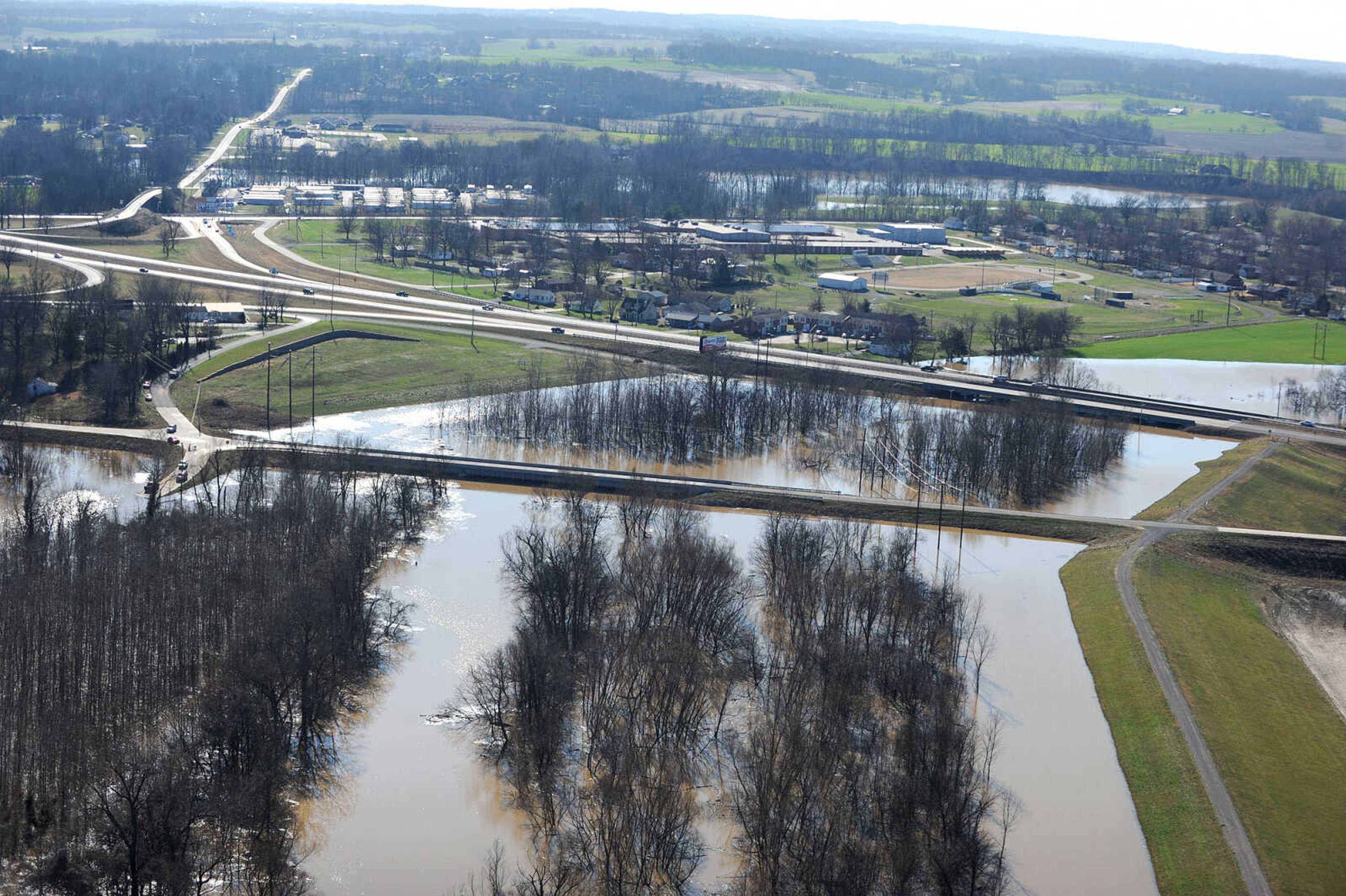 LAURA SIMON ~ lsimon@semissourian.com

Floodwater is seen in Scott City, Saturday, Jan. 2, 2016.