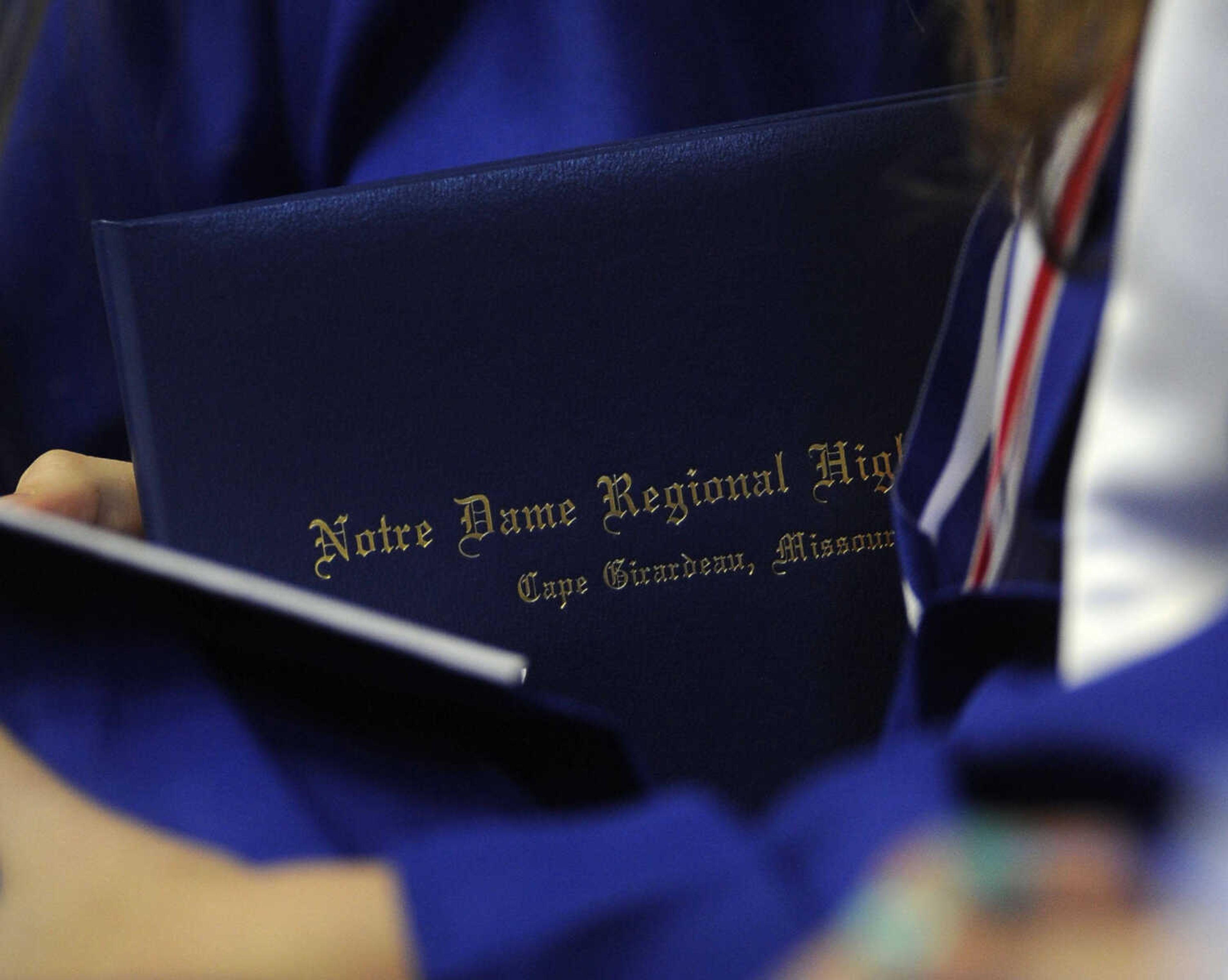 Notre Dame Regional High School commencement Sunday, May 18, 2014.