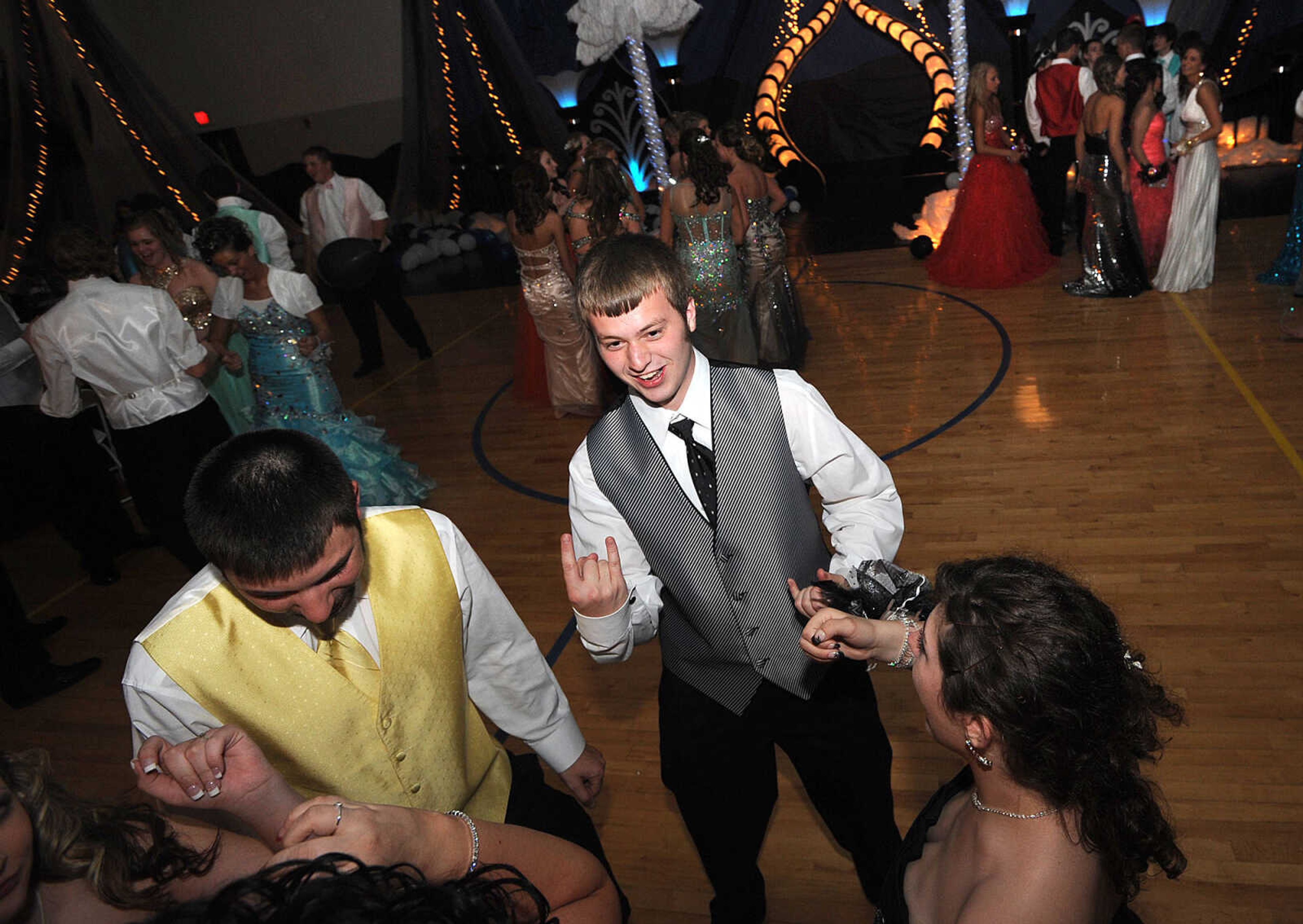 LAURA SIMON ~ lsimon@semissourian.com

Oran High School held its prom Saturday night, April 12, 2014, inside the school's gymnasium.