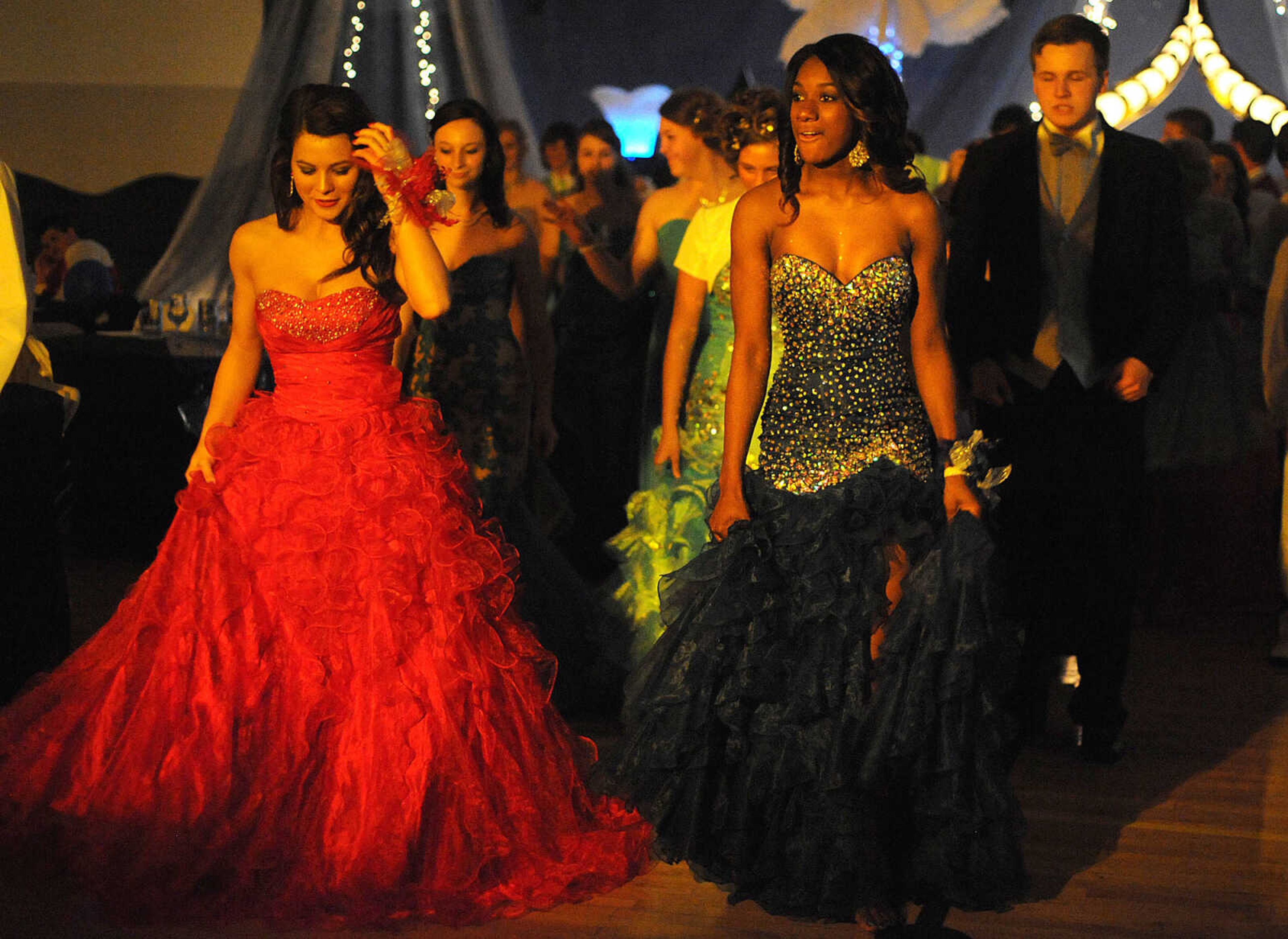 LAURA SIMON ~ lsimon@semissourian.com

Oran High School held its prom Saturday night, April 12, 2014, inside the school's gymnasium.