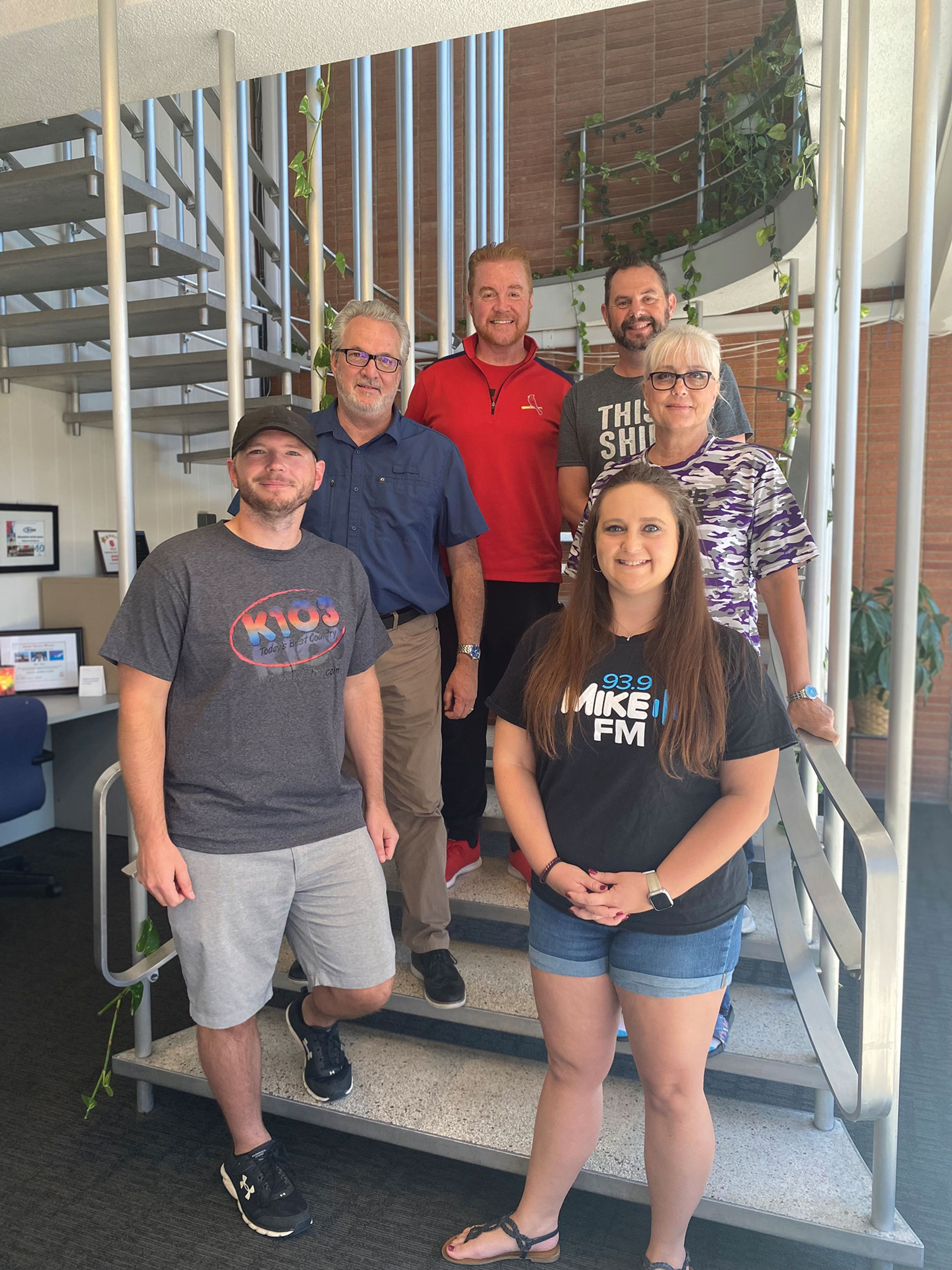 River Radio enriches community life with diverse music, local news, and events, fostering connections and supporting local talent. Picture here are several of the people whose voices can be heard on River Radio stations. 