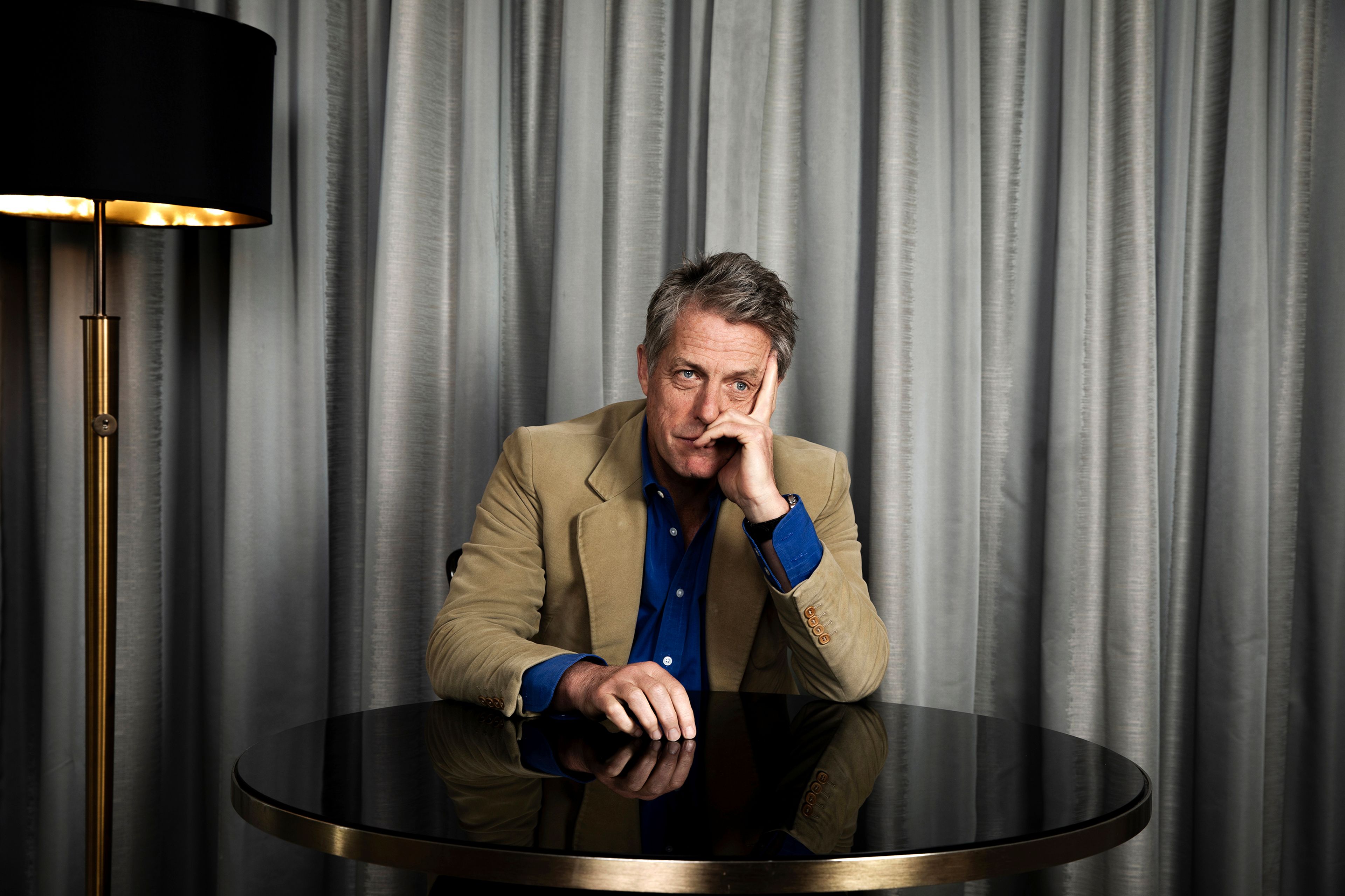 Hugh Grant poses for a portrait to promote the film "Heretic" on Sunday, Oct. 27, 2024, in Los Angeles. (Photo by Rebecca Cabage/Invision/AP)