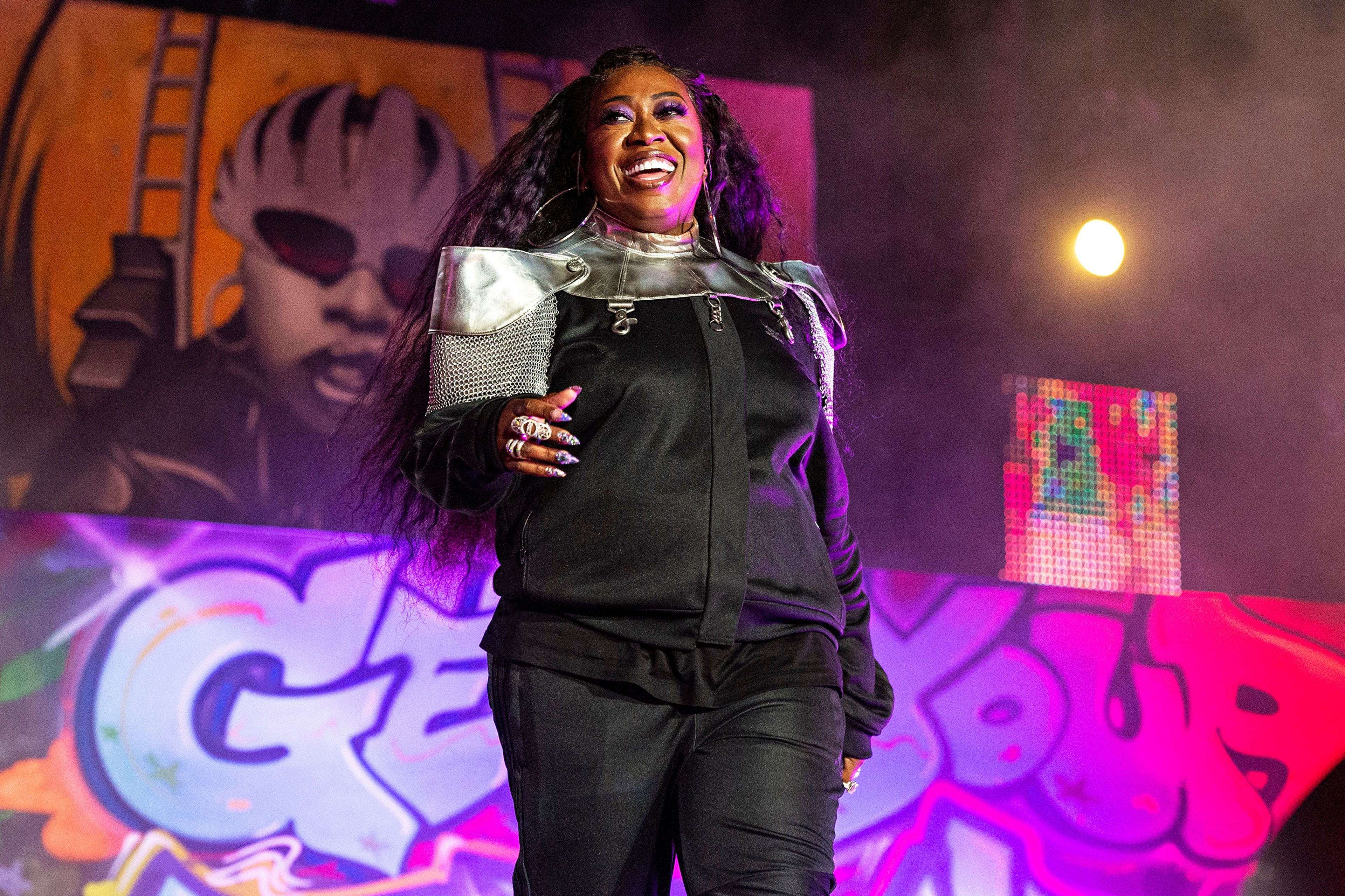 FILE - Missy Elliott performs at the 2019 Essence Festival at the Mercedes-Benz Superdome, Friday, July 5, 2019, in New Orleans. (Photo by Amy Harris/Invision/AP, File)