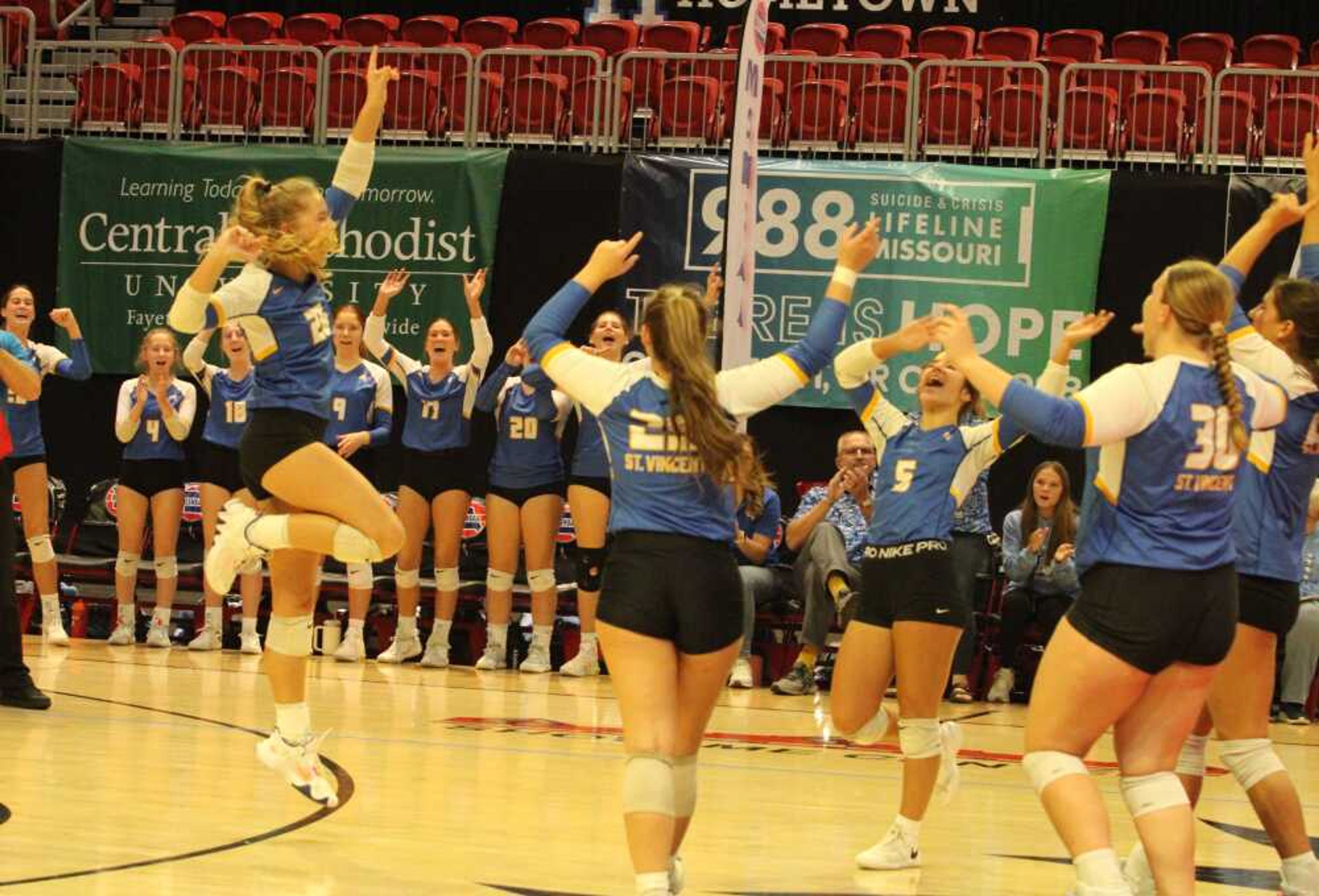 St. Vincent's state championship hopes in volleyball end in semifinals