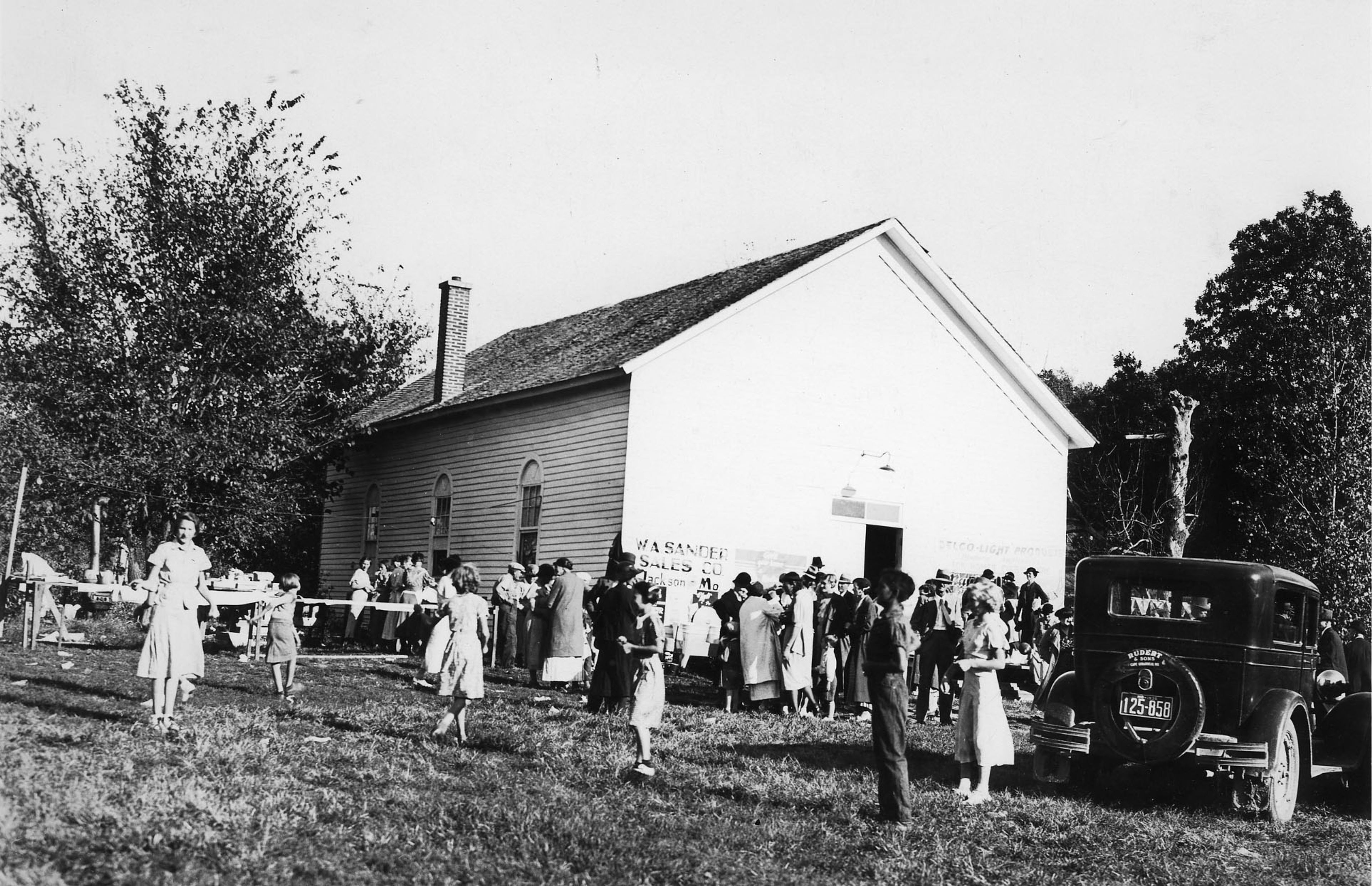 McLain's Chapel as it appeared in the 1930s.