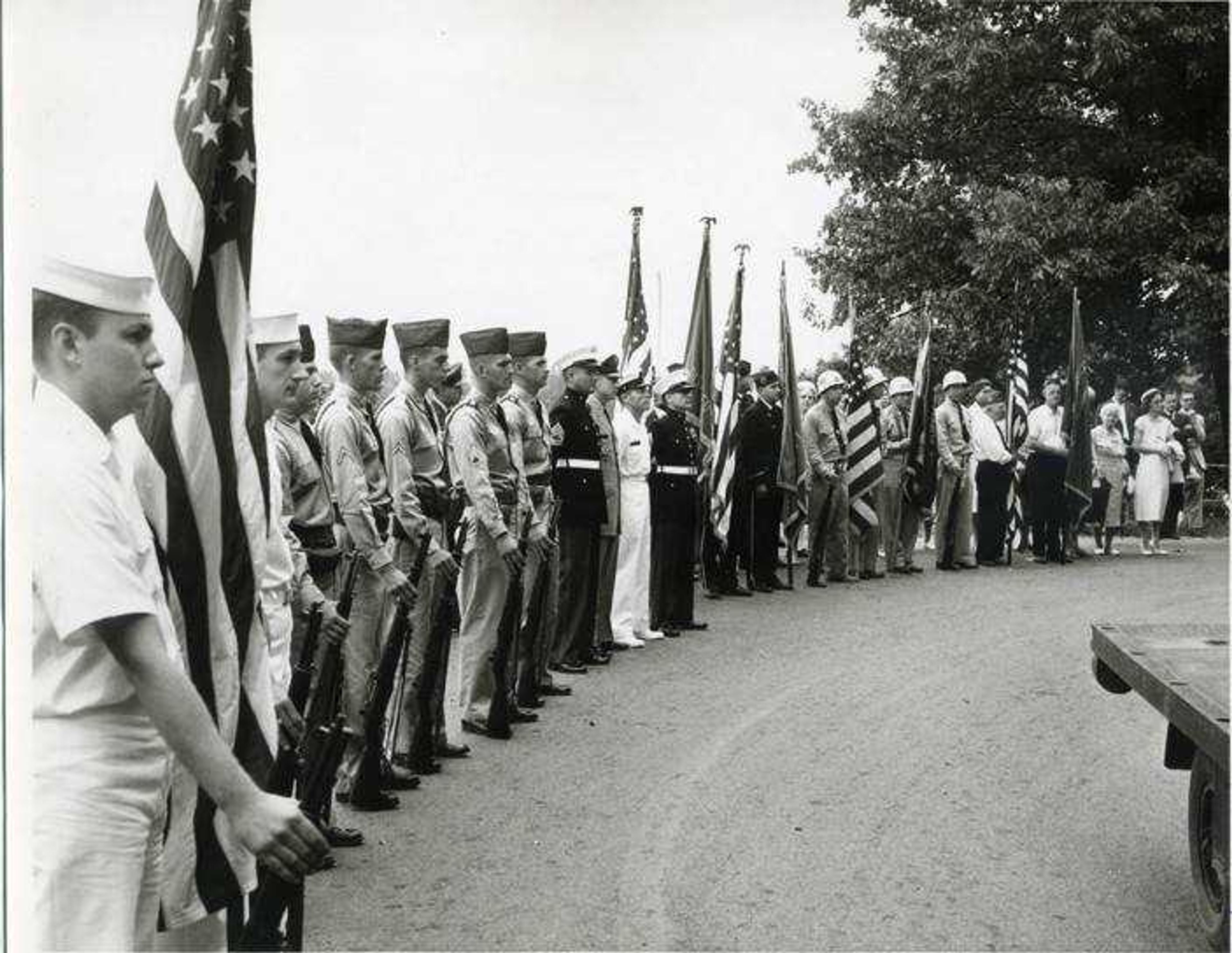 Memorial Day event in Cape Girardeau, May 30, 1962, sponsored by the Knights of Columbus and other local organizations.