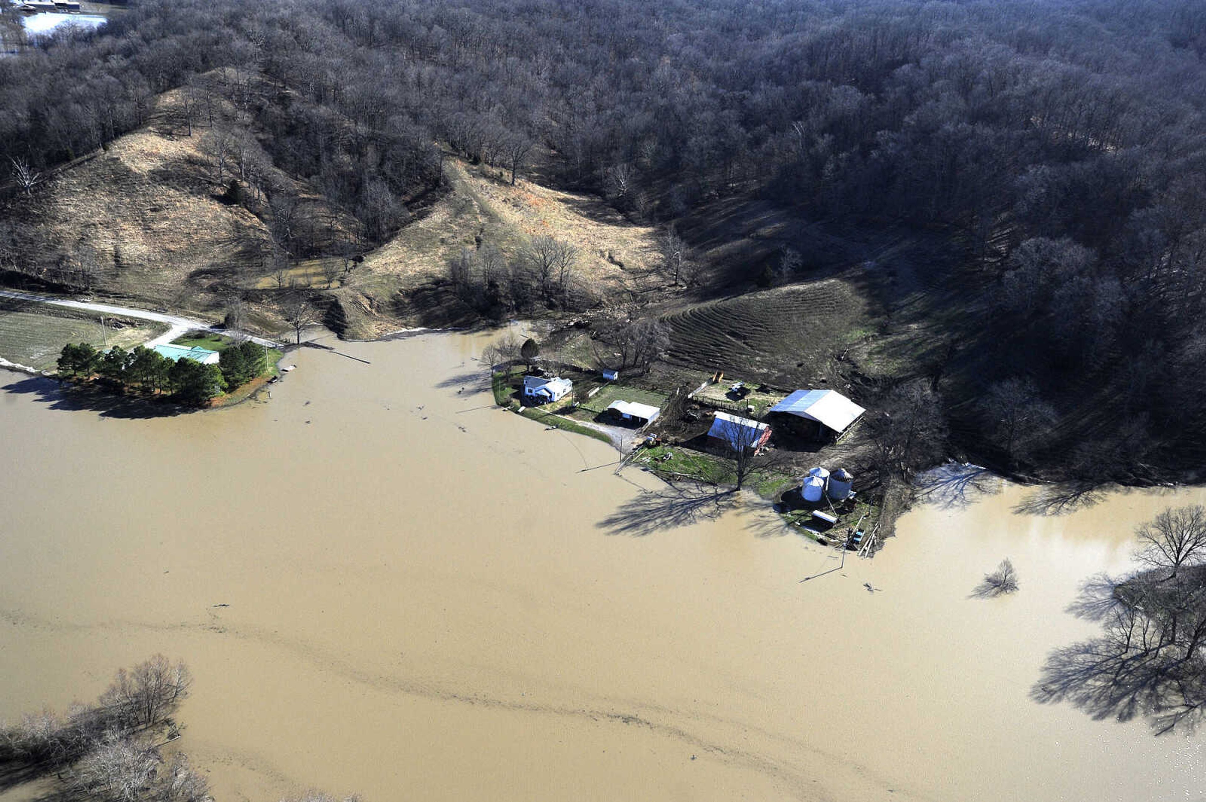 LAURA SIMON ~ lsimon@semissourian.com

Floodwater is seen in Scott City, Saturday, Jan. 2, 2016.