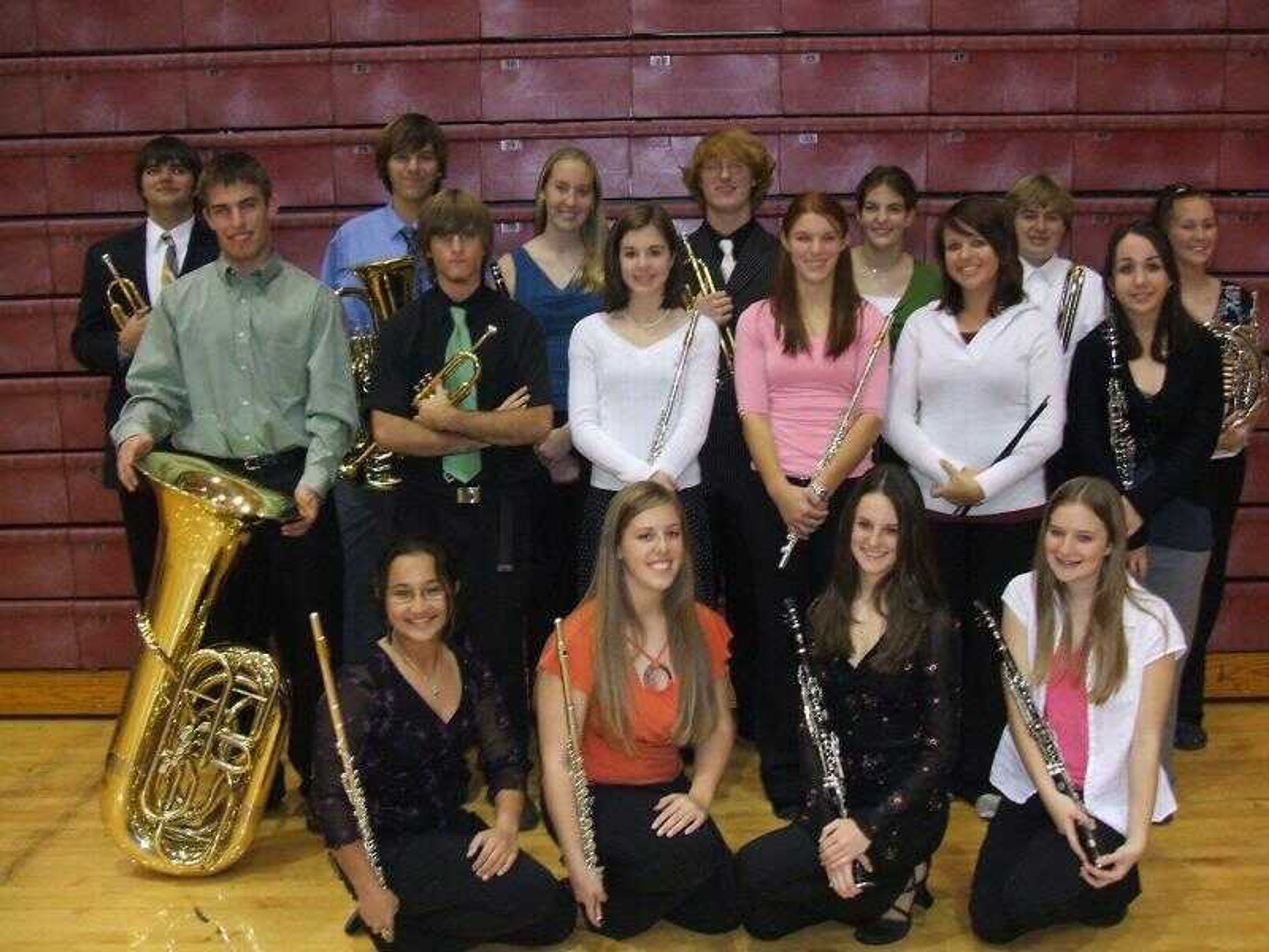 Submitted photo (Central High School students recently participated in the Southeast Missouri All-District Band concert.)