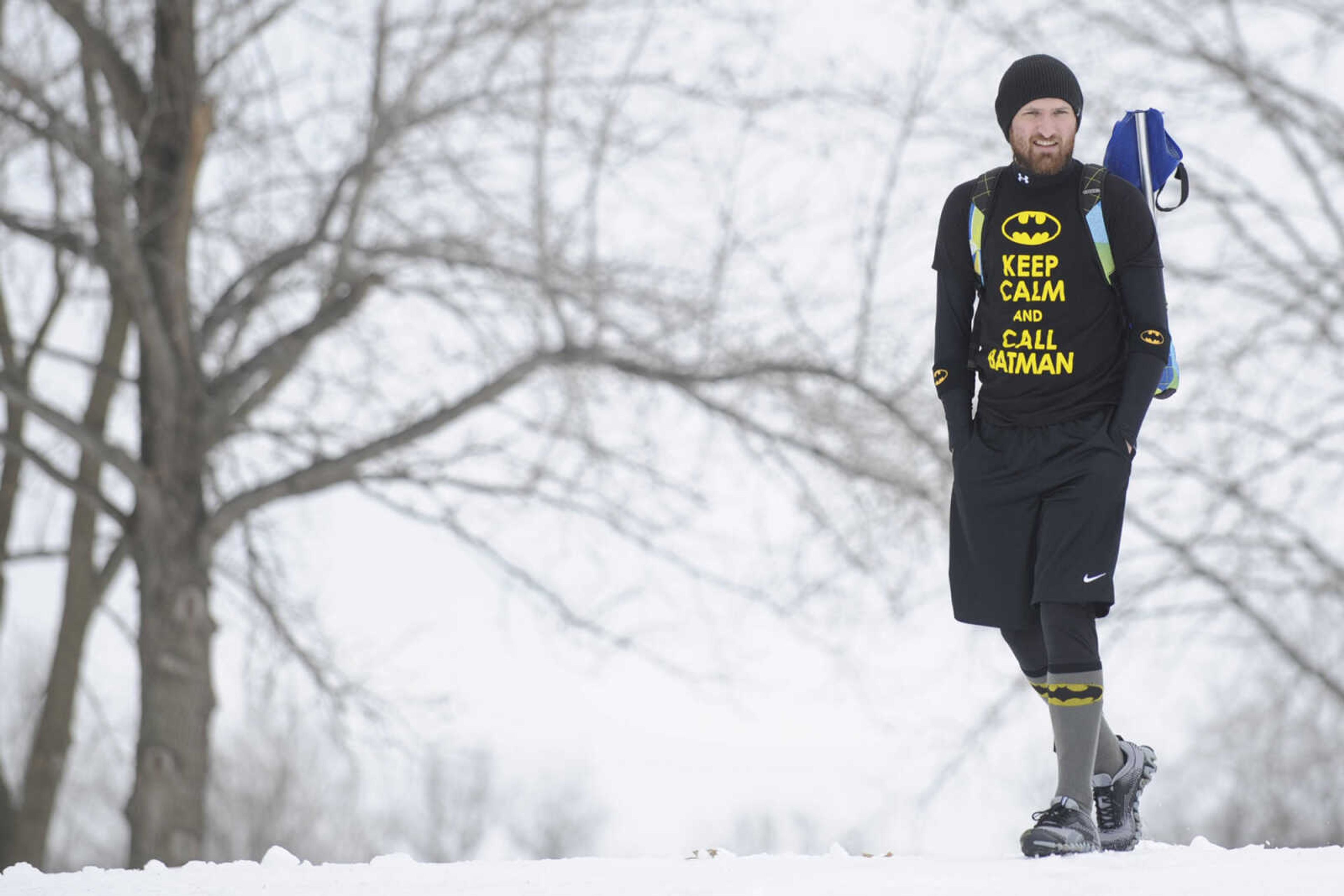 GLENN LANDBERG ~ glandberg@semissourian.com


A disc golfer walks to the next hole during the 2nd annual Scott City Ice Bowl disc golf tournament Saturday, Feb. 28, 2015 at Scott City Park. This year's Ice Bowl will benefit the Southeast Missouri Food Bank.