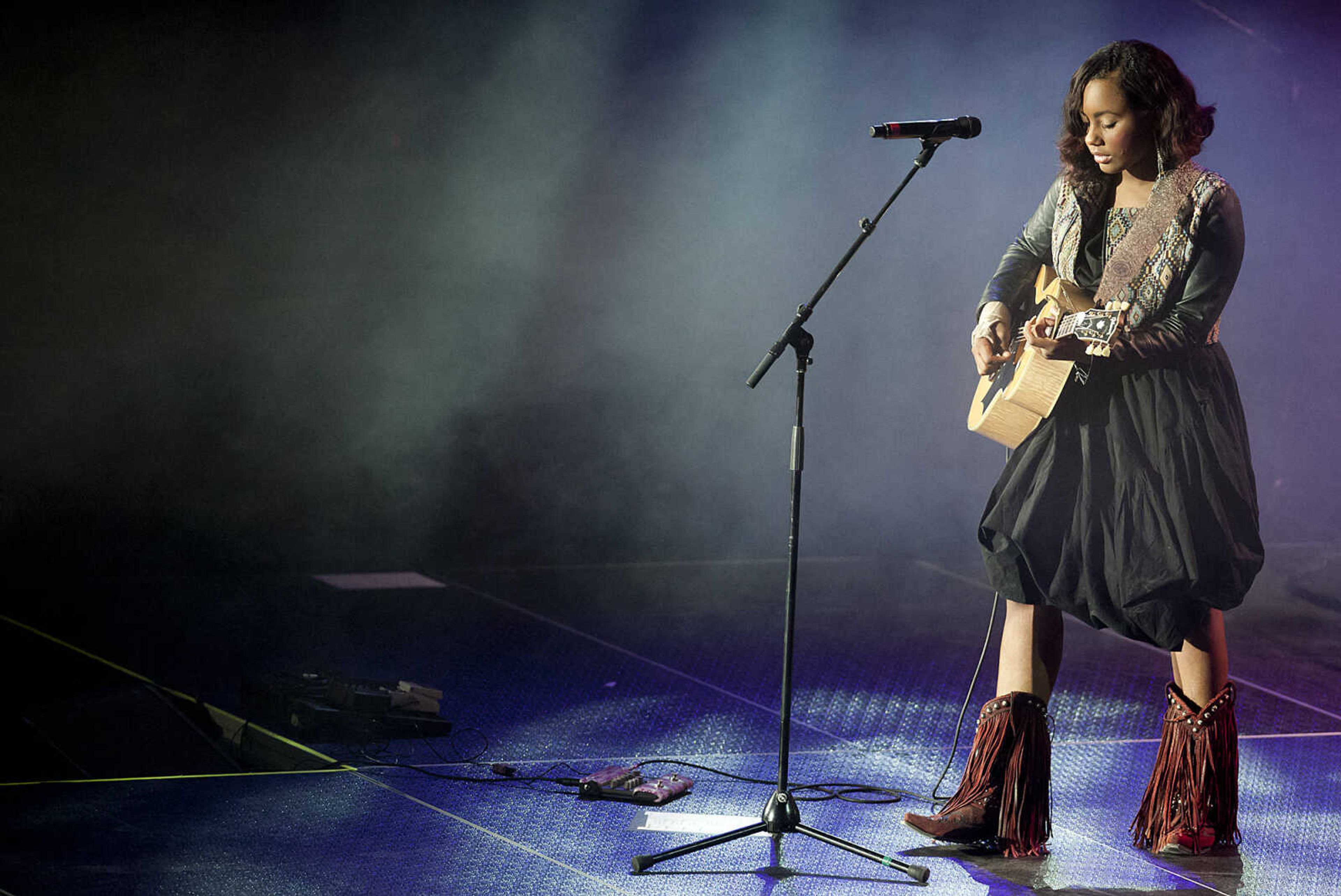 Jamie Grace performs as part of the Hits Deep Tour Friday, Dec. 13, at the Show Me Center in Cape Girardeau.