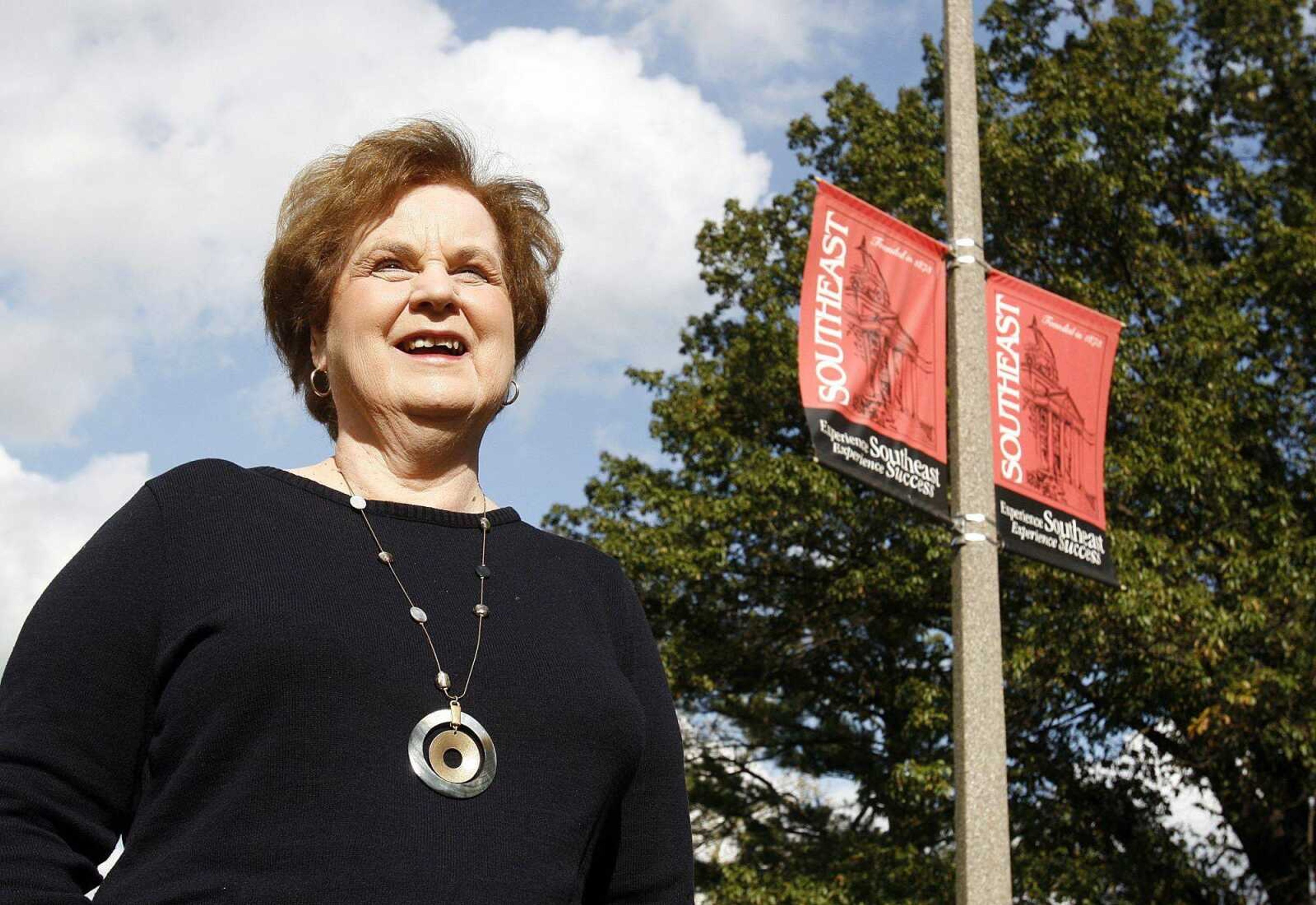 ELIZABETH DODD ~ edodd@semissourian.com
Jane Stacy, of Cape Girardeau, retired this year from serving as director of alumni services after planning and directing homecoming for 35 years at Southeast Missouri State University. This year Stacy will be parade marshal in the Homecoming parade.